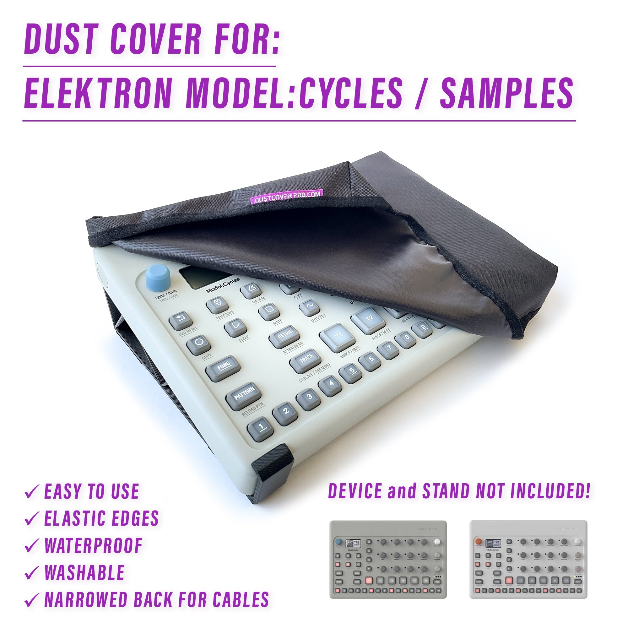 elektron model cycles, model samples, dcp, dust cover, dustcoverpro