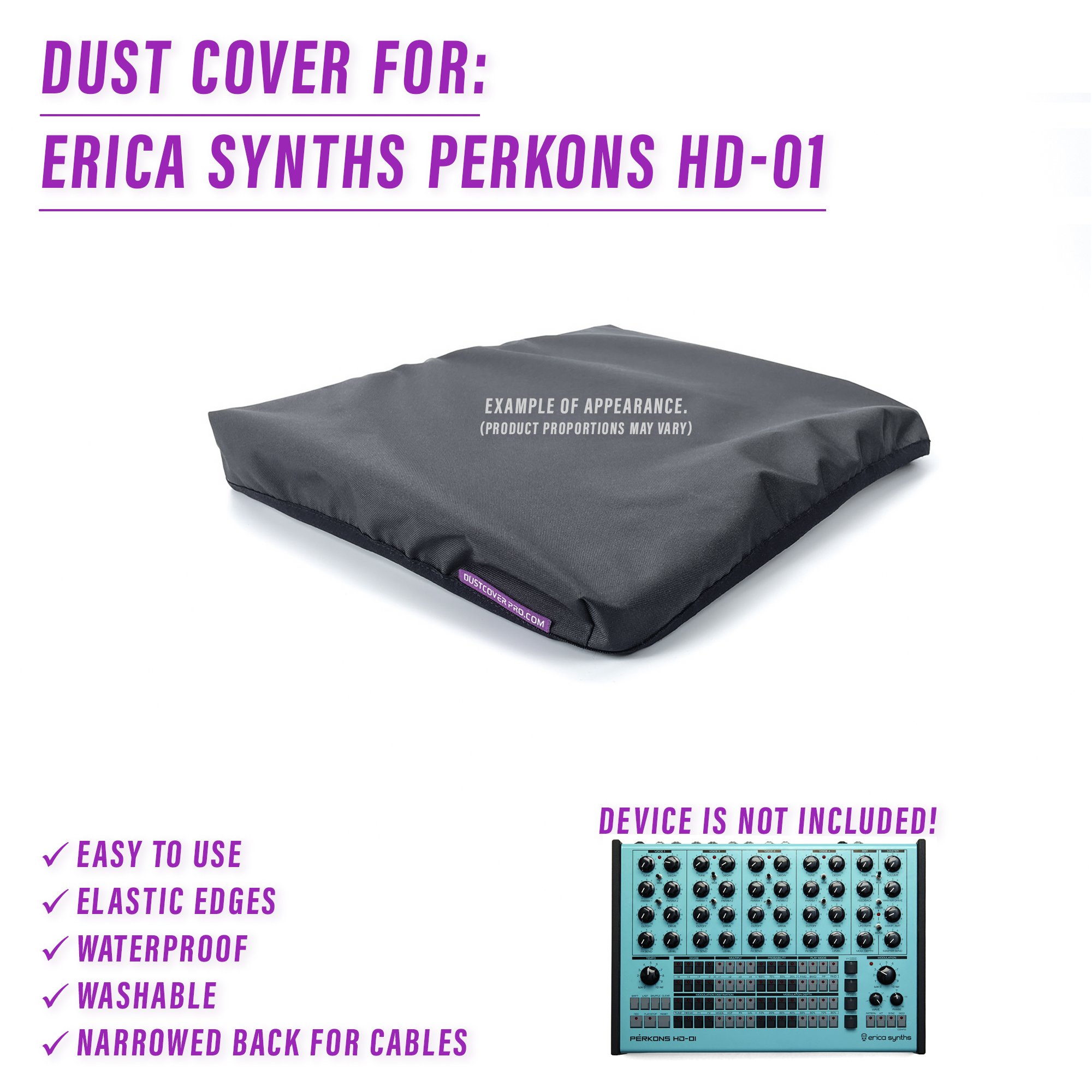 erica synths perkons, perkons hd 01, dcp, dust cove, dustcoverpro