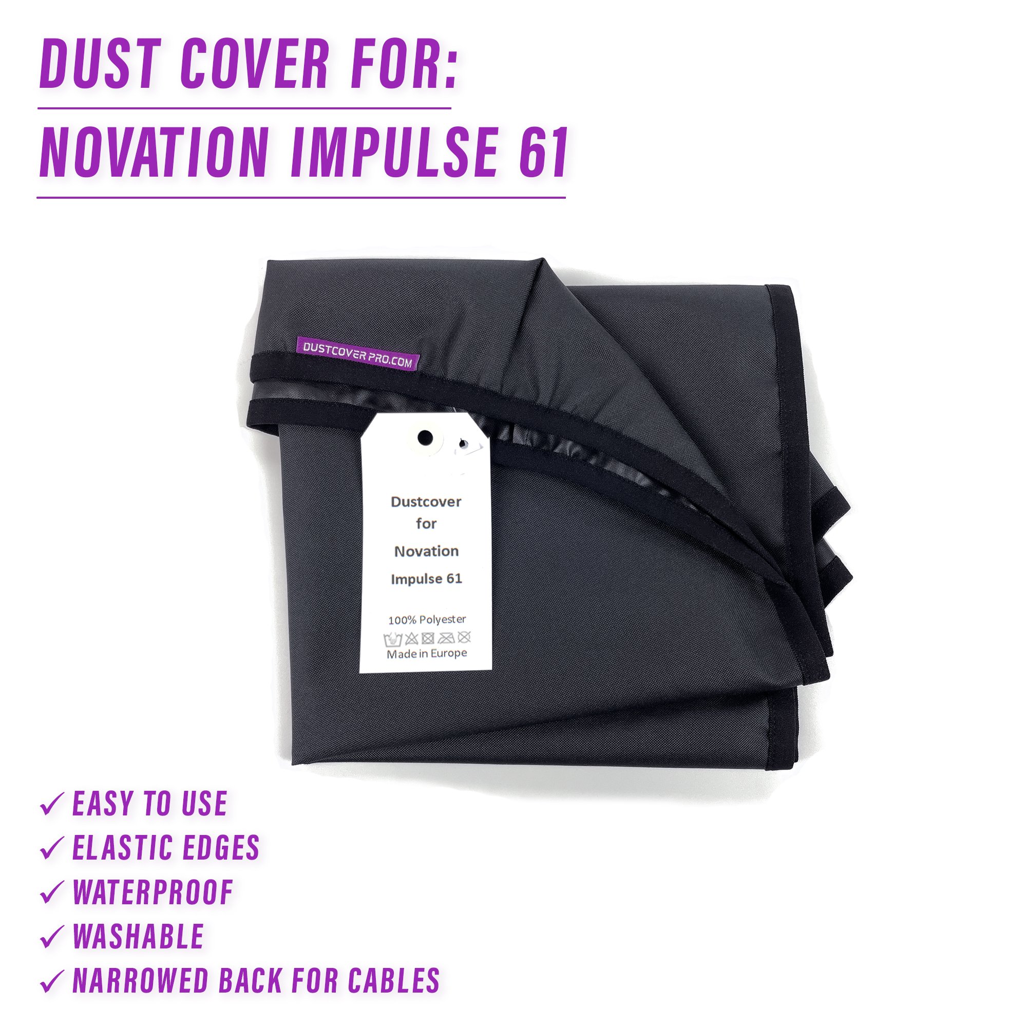 novation impulse 61, impulse 61, dust cover, dustcoverpro, dcp