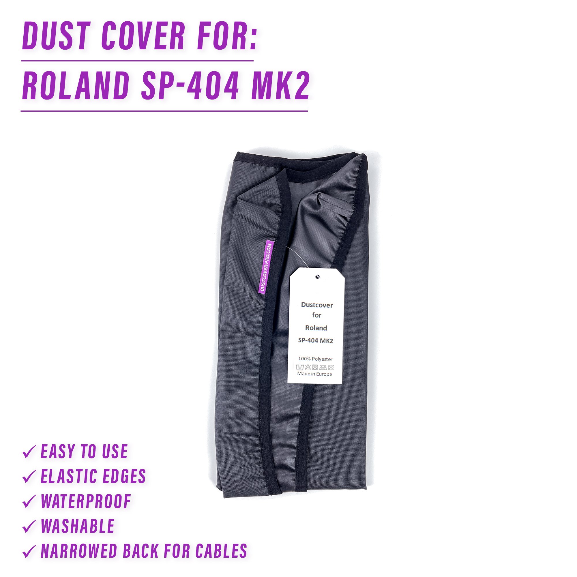 roland sp-404mkII sp 404 mk2, dcp, dust cover, dustcoverpro