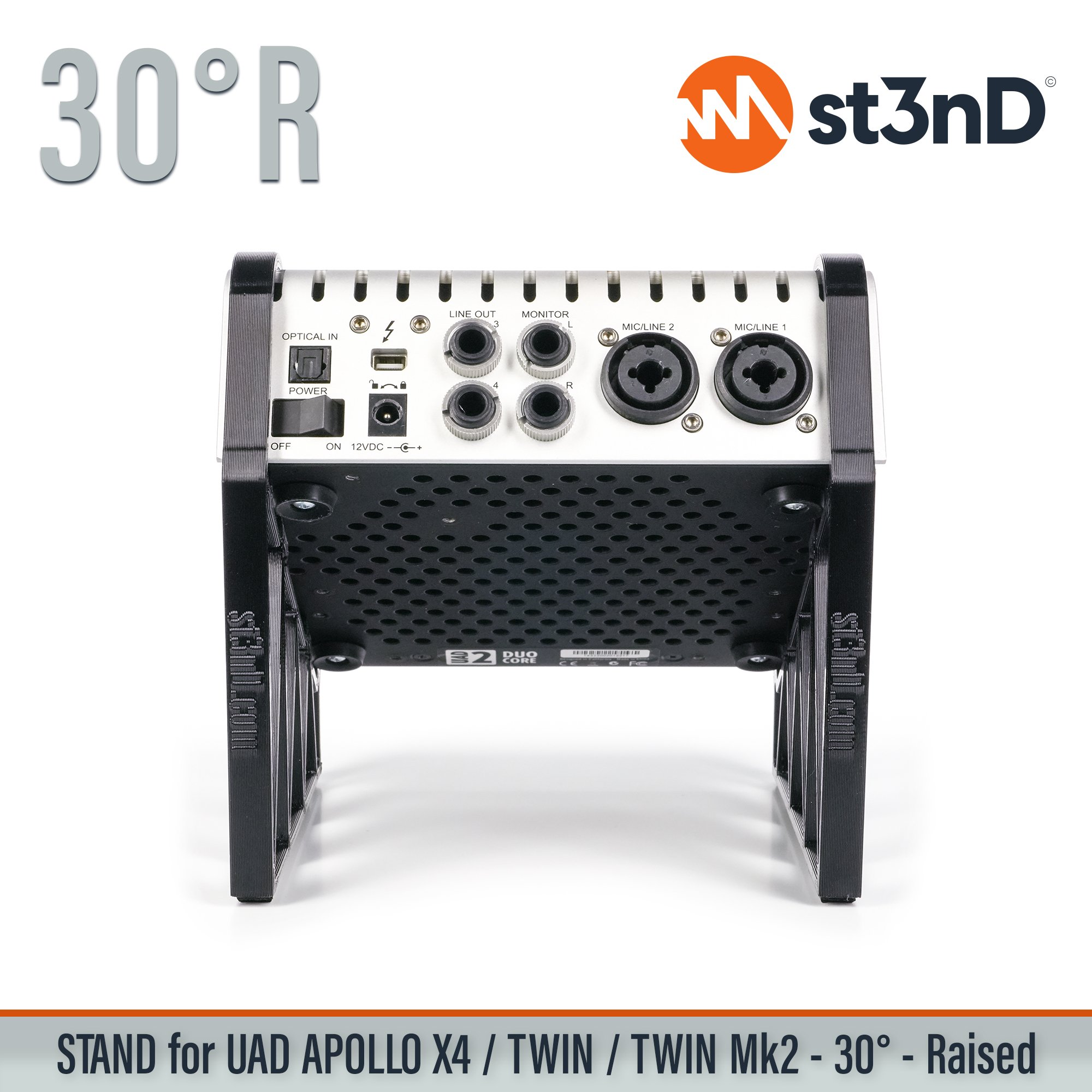 audio interface music production st3nD stable stand strong tilted uad uad apollo uad apollo x4 universal audio x4 uad apollo twin mk2 apollo twin
