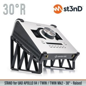 st3nD 3D printed stand for UAD Apollo Twin / Apollo Twin MkII / Apollo x4, 30 degree, raised by 30 mm