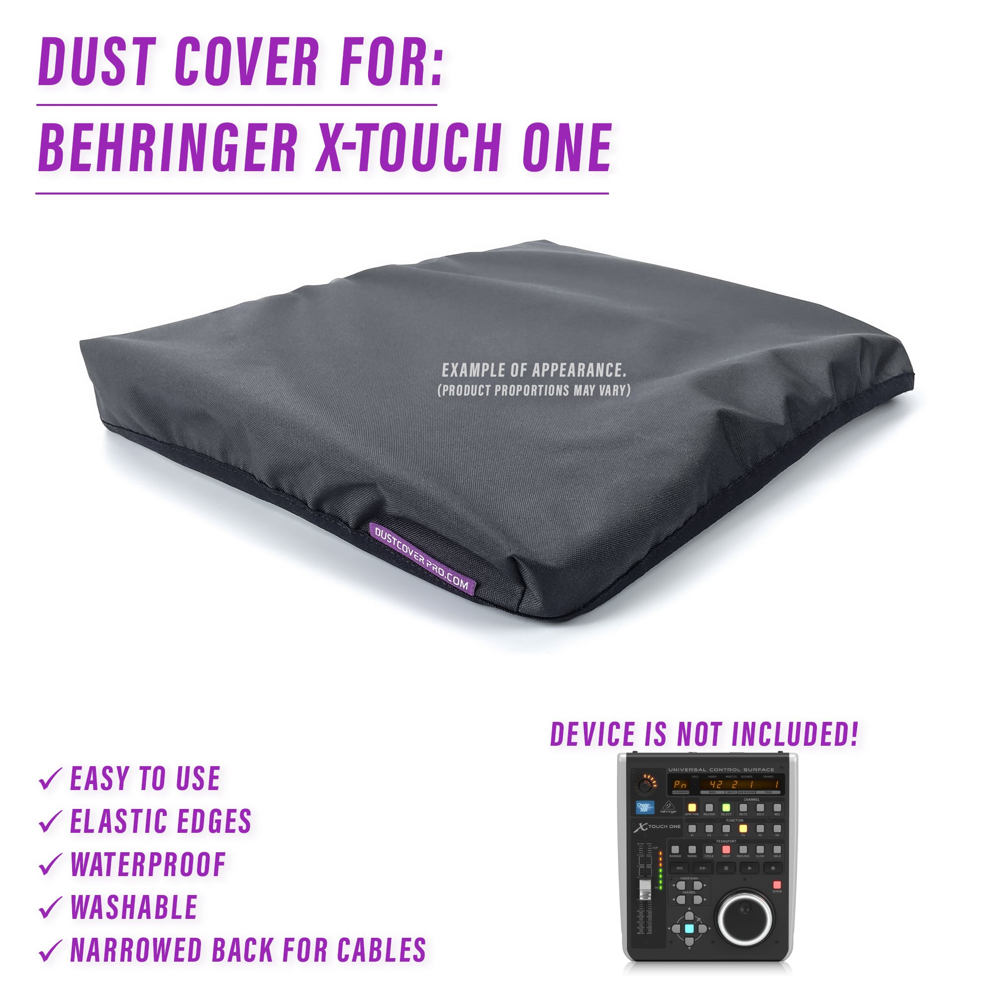 DCP, DustCoverPro, dust cover, BEHRINGER X-TOUCH ONE, X-TOUCH