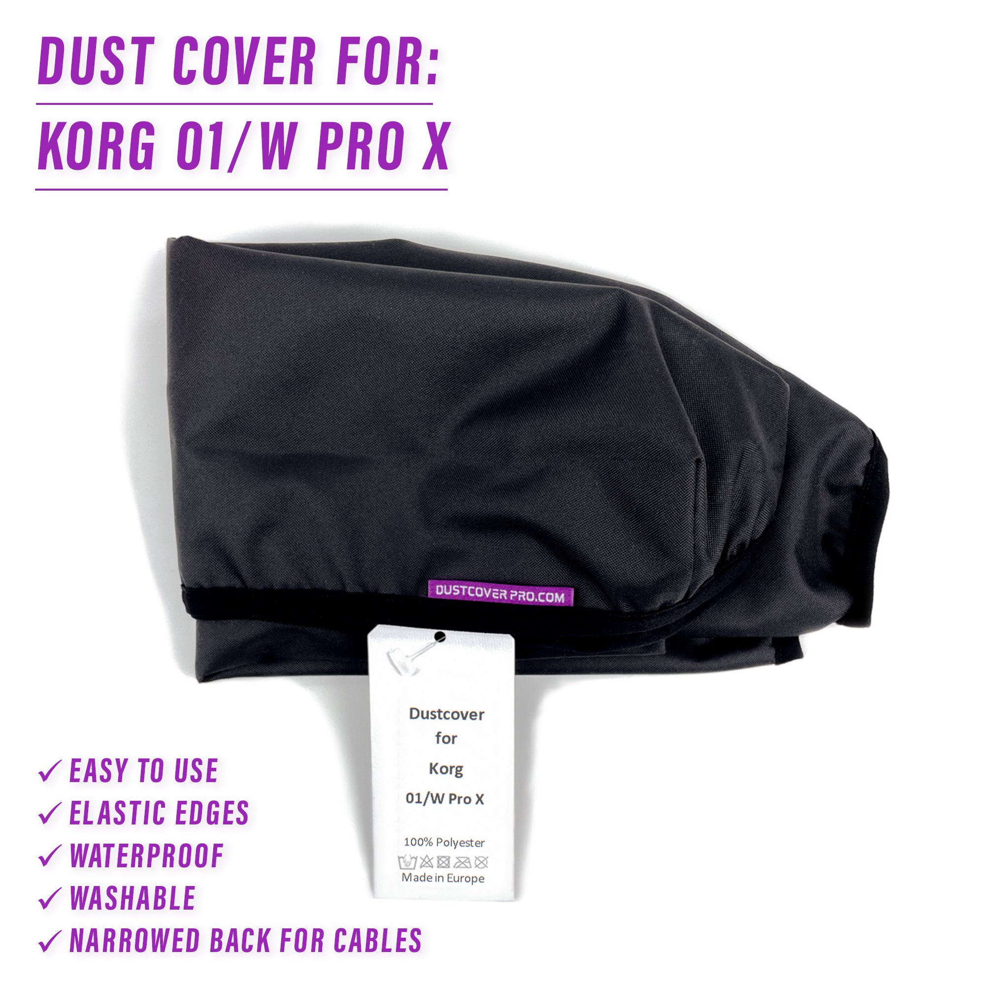 DCP, DustCoverPro, dust cover, korg, korg 01w proX, 01/w pro x