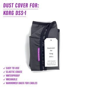 st3nD dust cover for Korg DSS-1, alternate product photo (waterproof)