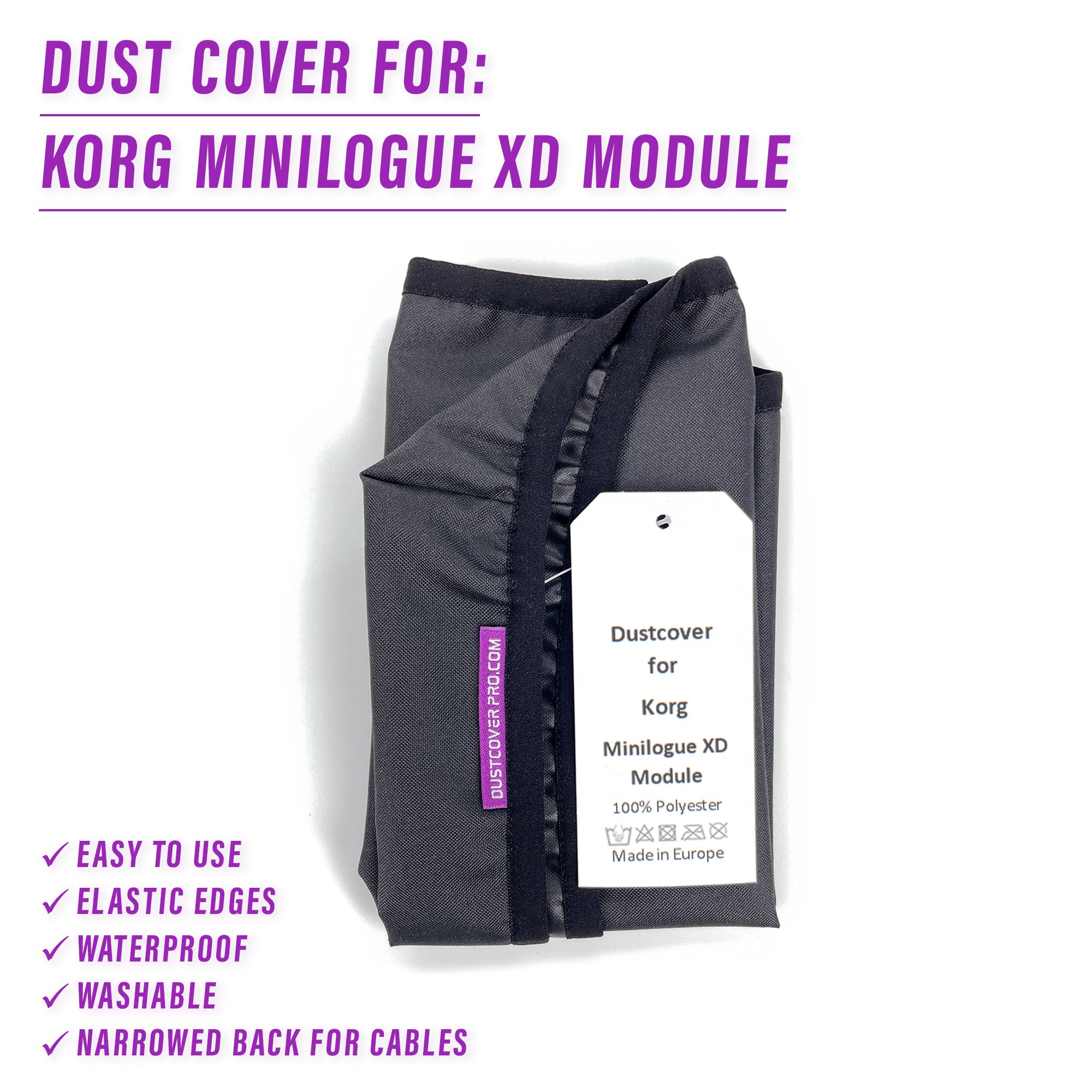 dcp, DustCoverPro, waterproof dust cover, KORG MINILOGUE XD MODULE