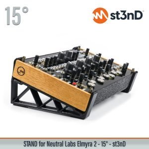 st3nD 3D printed stand for Neutral Labs Elmyra 2, 15 degree (drone synth)