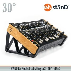st3nD 3D printed stand for Neutral Labs Elmyra 2, 30 degree (drone synth)