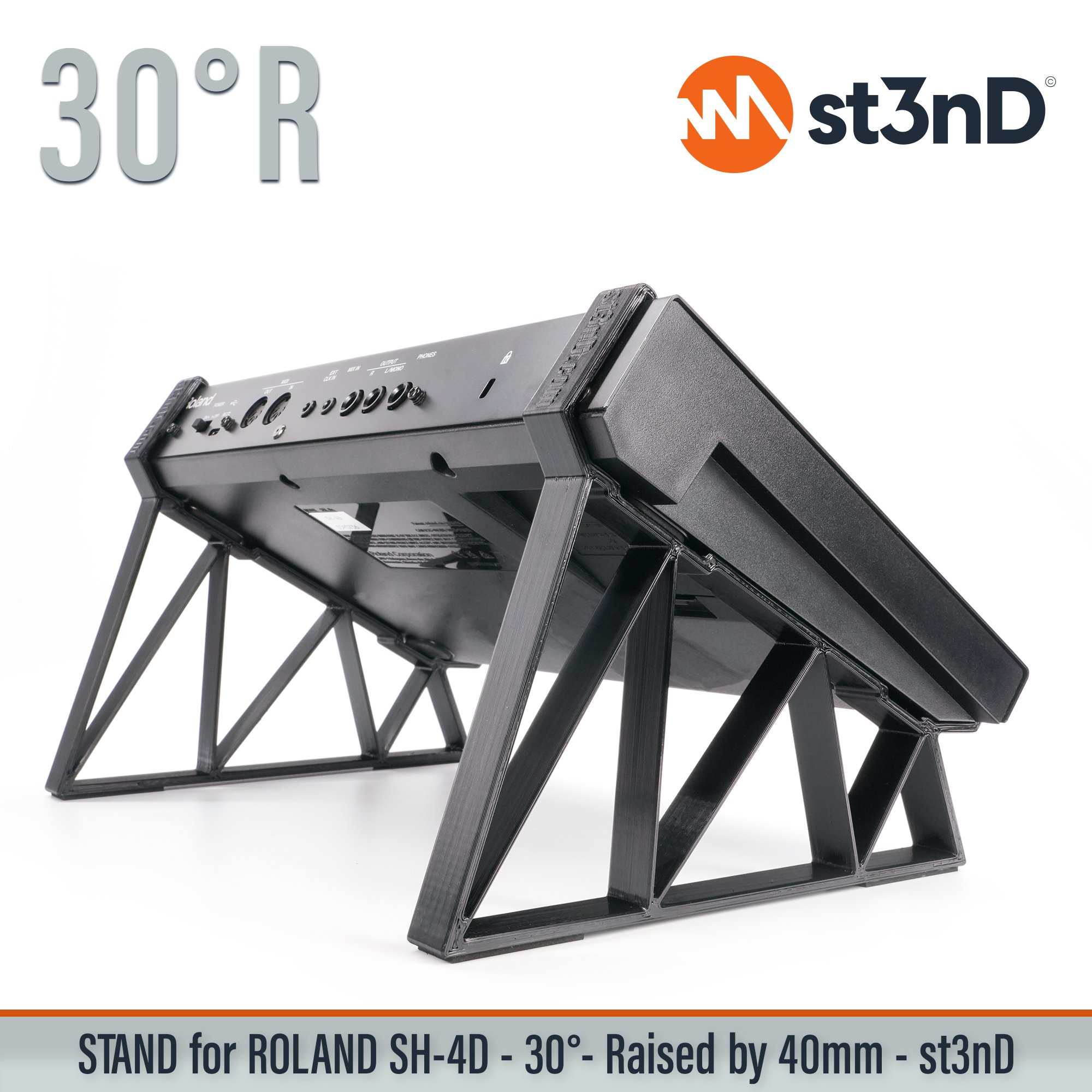 stand, st3nd, desktop stand, Roland SH-4d, SH4D, roland synth