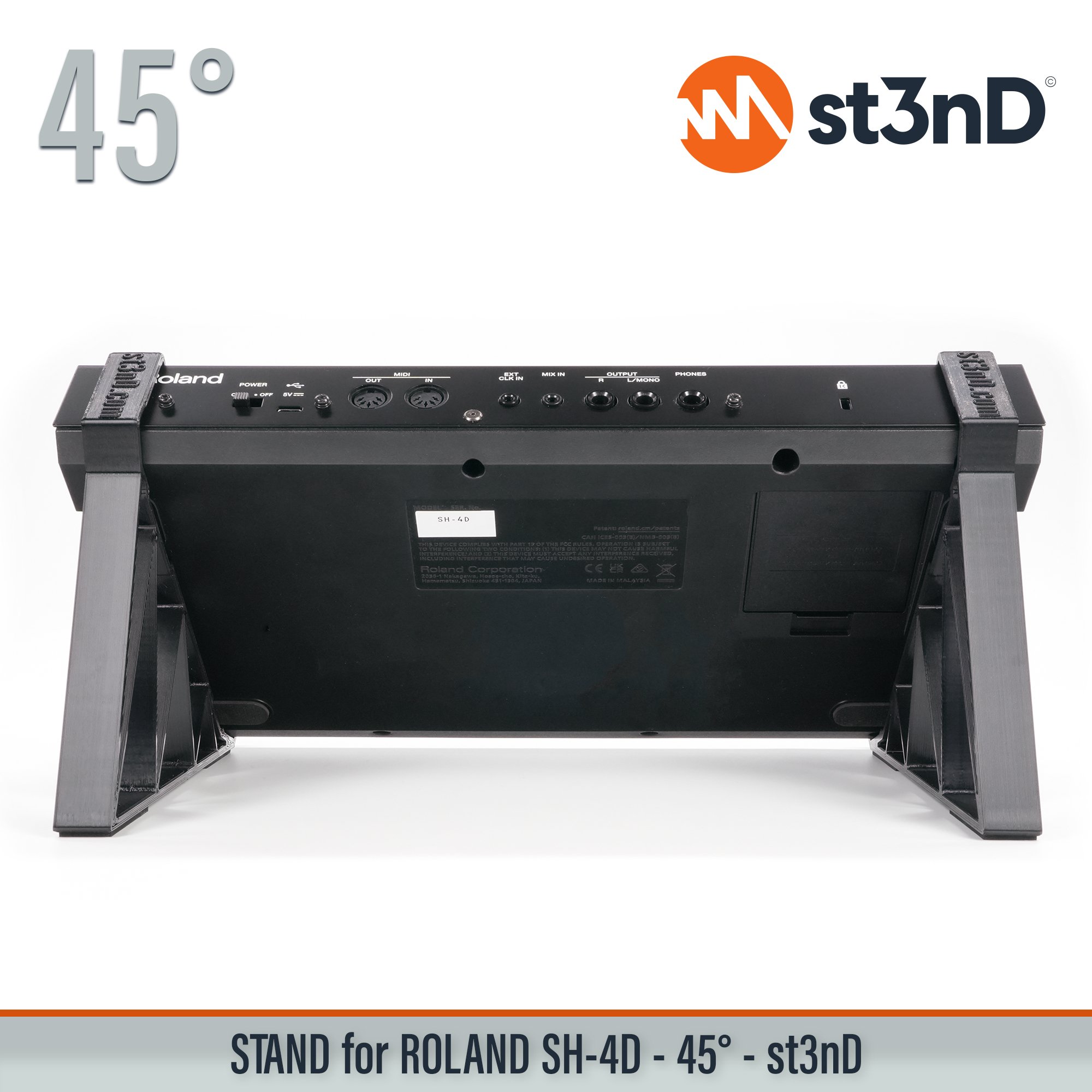 stand, st3nd, roland sh-4d, desktop synth, desktop stand, sh4d