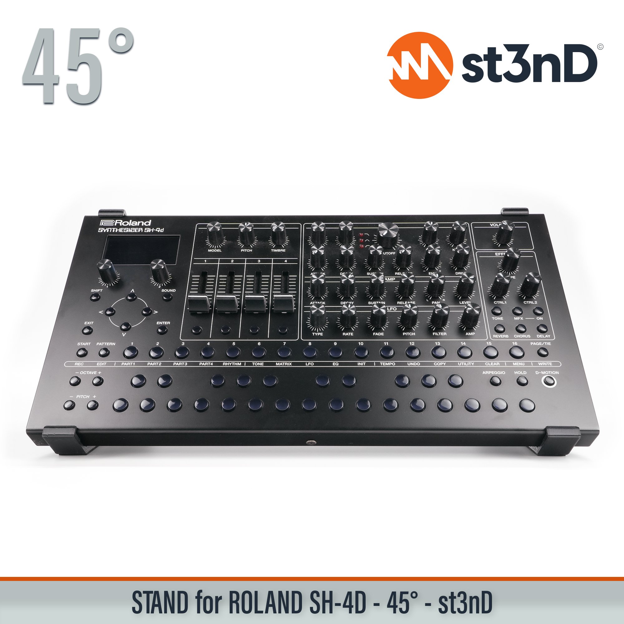 stand, st3nd, roland sh-4d, desktop synth, desktop stand, sh4d