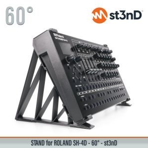 st3nD 3D printed stand for Roland SH-4D, 60 degree (sequencer)