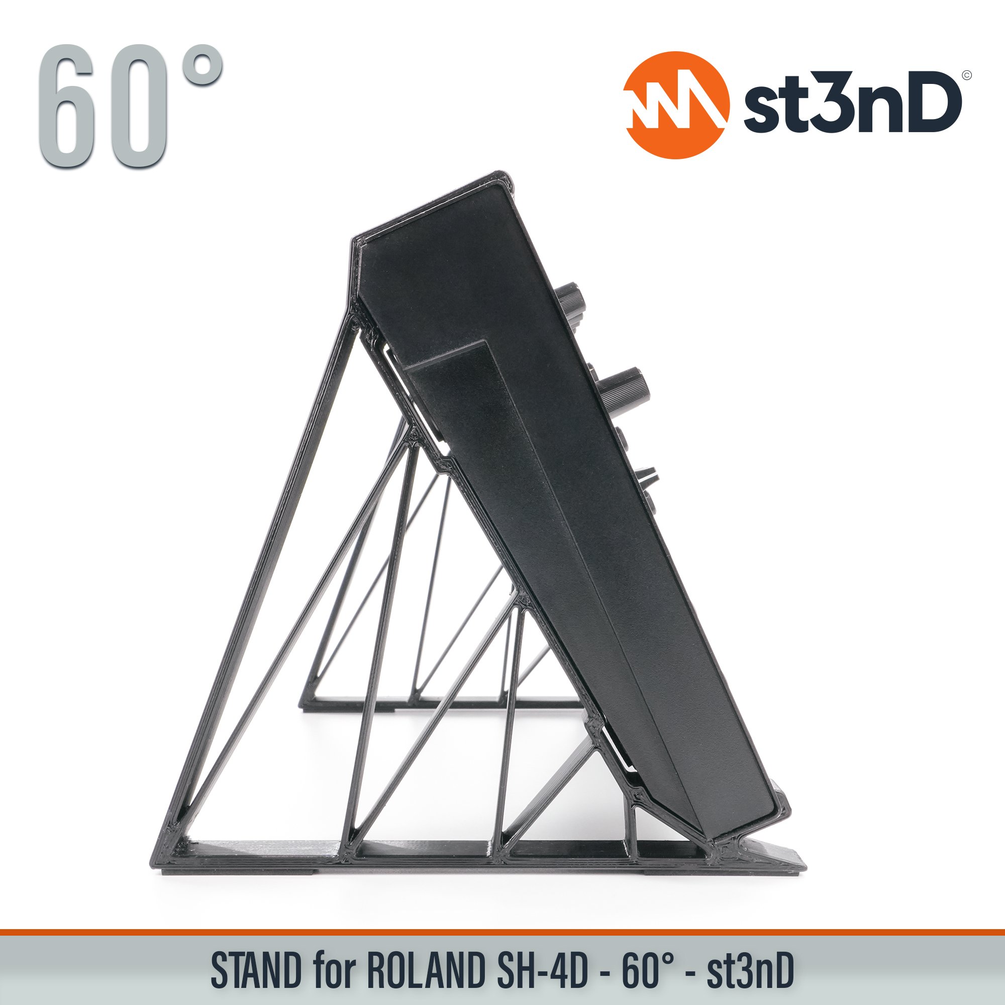 stand, st3nd, desktop stand, Roland SH-4d, SH4D, roland synth