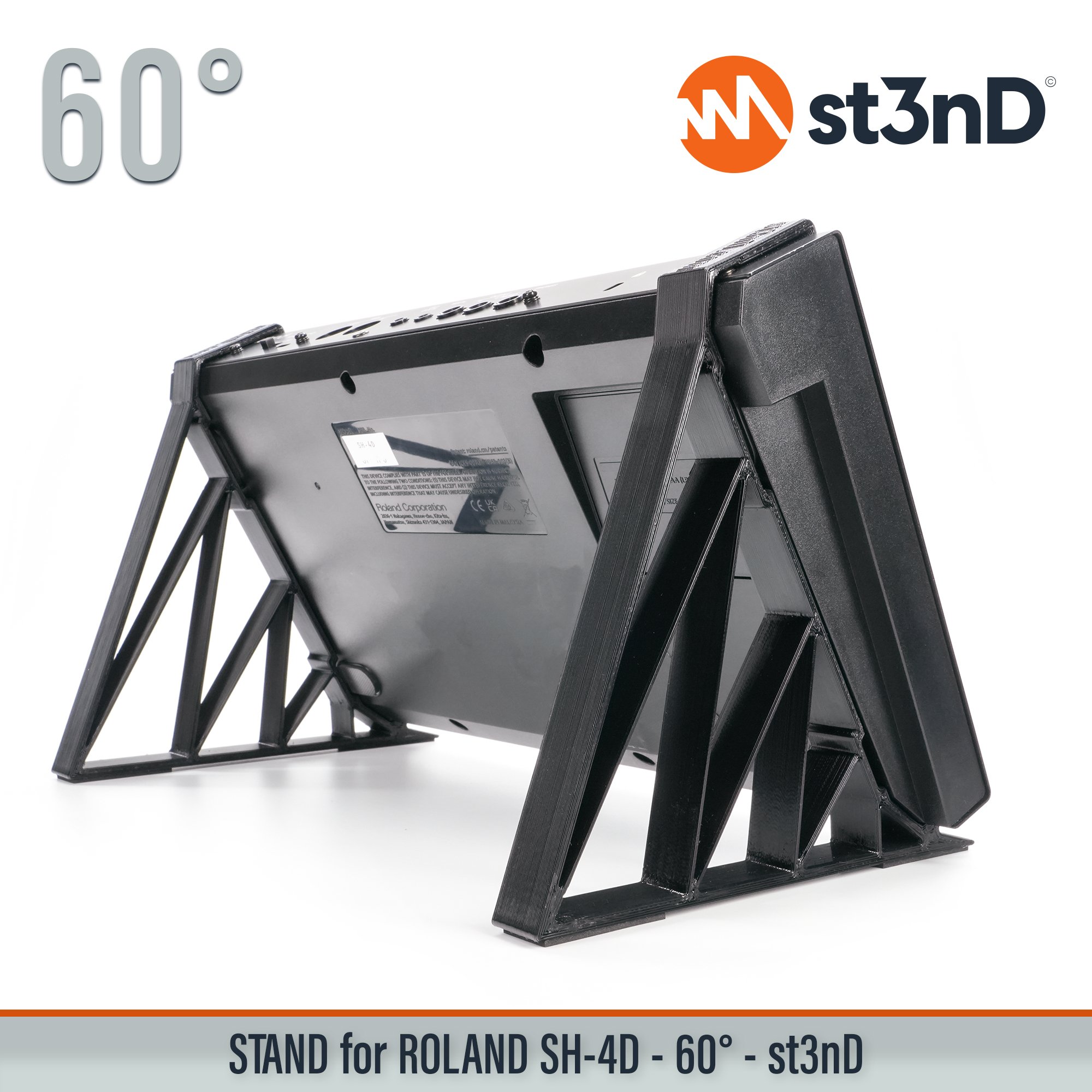 stand, st3nd, desktop stand, Roland SH-4d, SH4D, roland synth