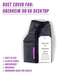 st3nD dust cover for Oberheim Ob-x8 Desktop, alternate product photo (waterproof)
