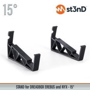 Close-up of the legs of the st3nD 3D printed stand for Dreadbox NYX V2 / Erebus V2, 15 degree