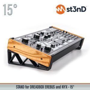 st3nD 3D printed stand for Dreadbox NYX V2 / Erebus V2, 15 degree (drone synth)