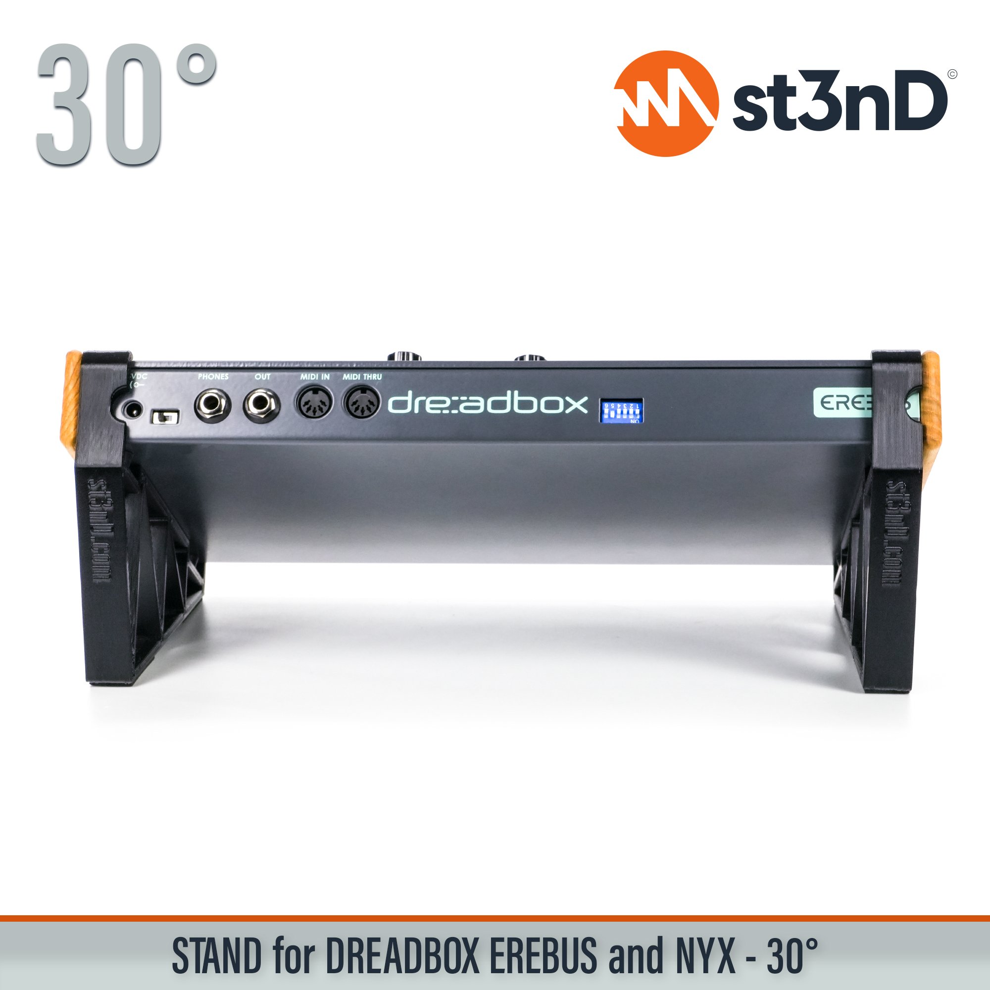 analog synth dreadbox dreadbox nyx drone synth erebus portable semi modular st3nD stable stand strong sturdy tilted