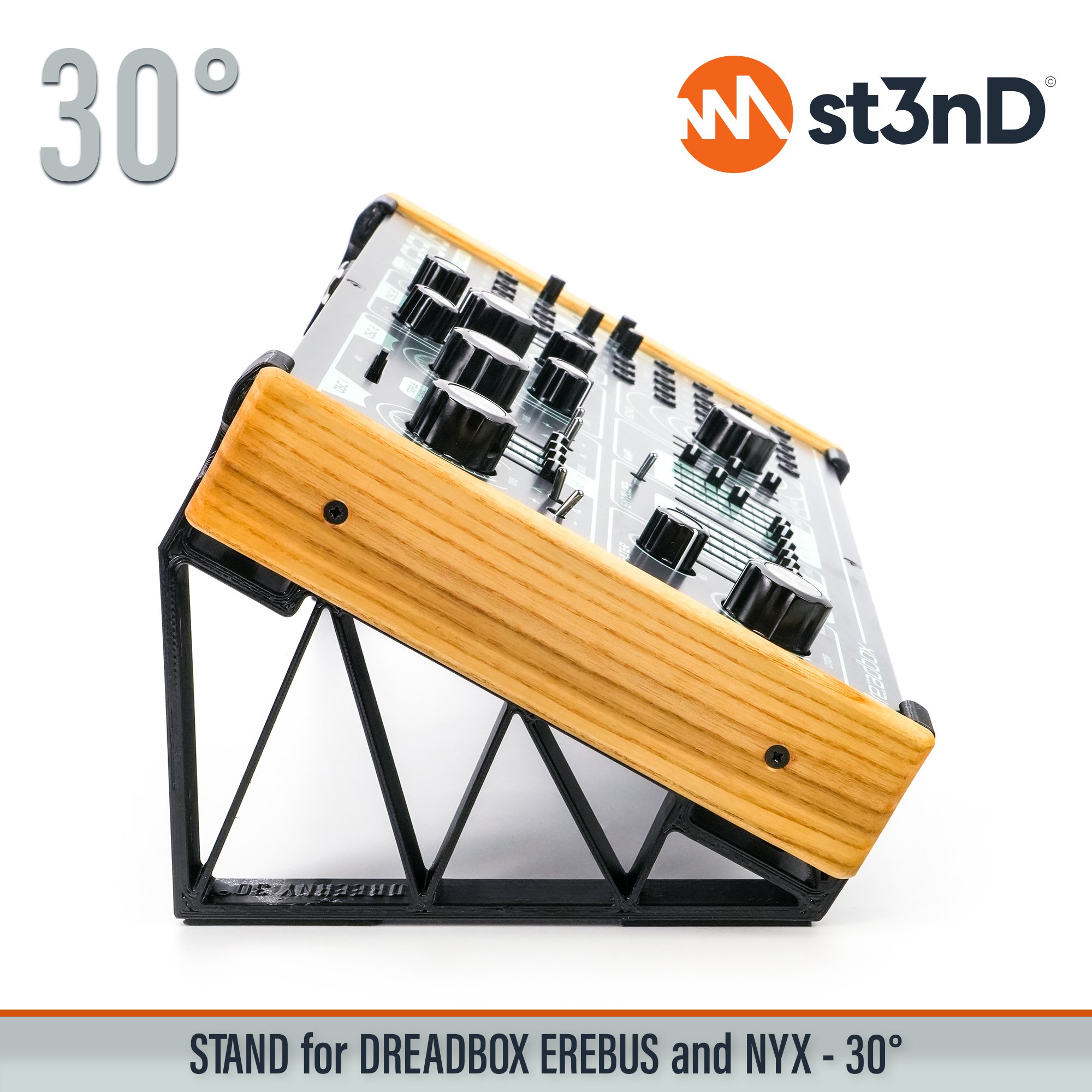analog synth dreadbox dreadbox nyx drone synth erebus portable semi modular st3nD stable stand strong sturdy tilted