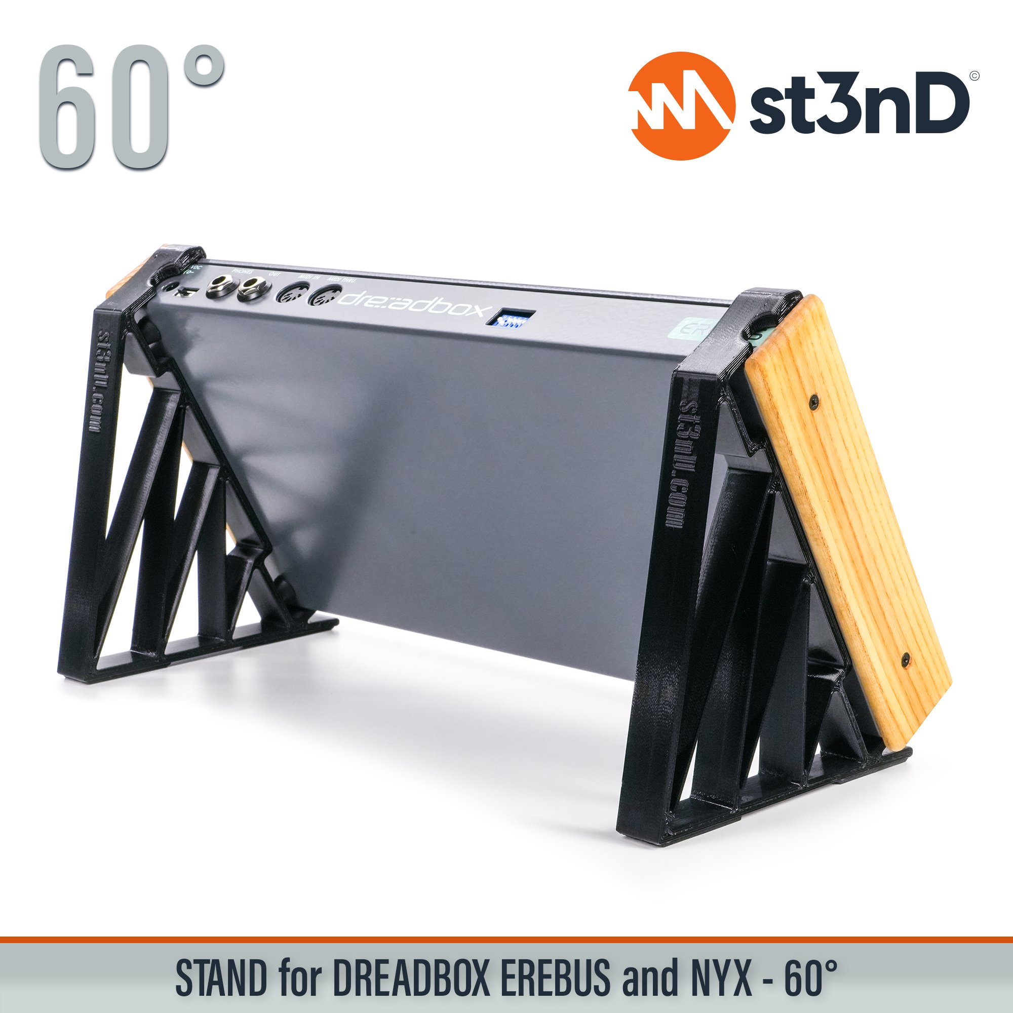 analog synth dreadbox dreadbox nyx drone synth erebus portable semi modular st3nD stable stand strong sturdy tilted