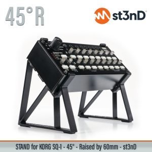 st3nD 3D printed stand for KORG SQ-1, 45 degree, raised by 60 mm (sequencer)