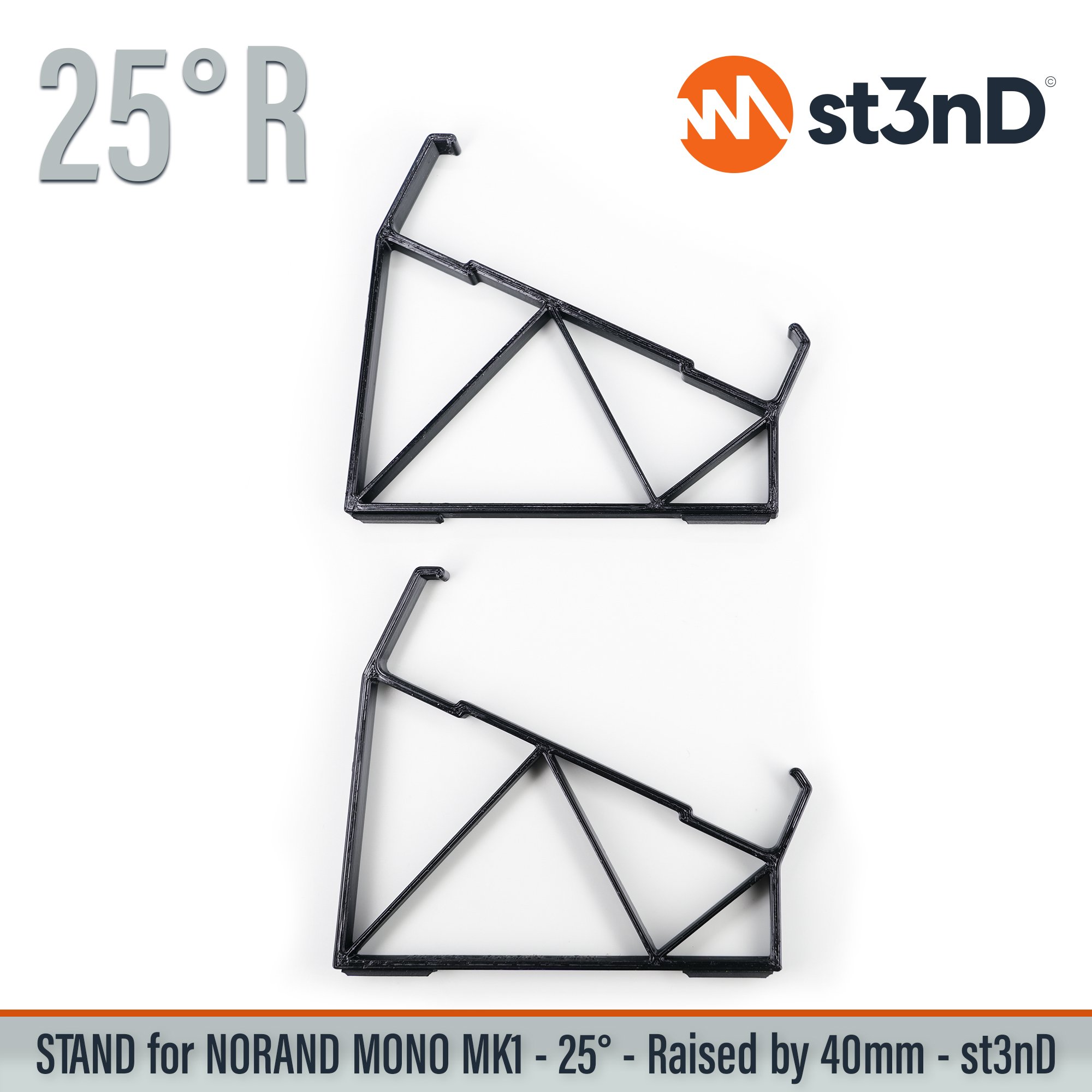 analog synth desktop stand desktop synth music production NORAND Mono Mk1 st3nD stand strong studio gear sturdy