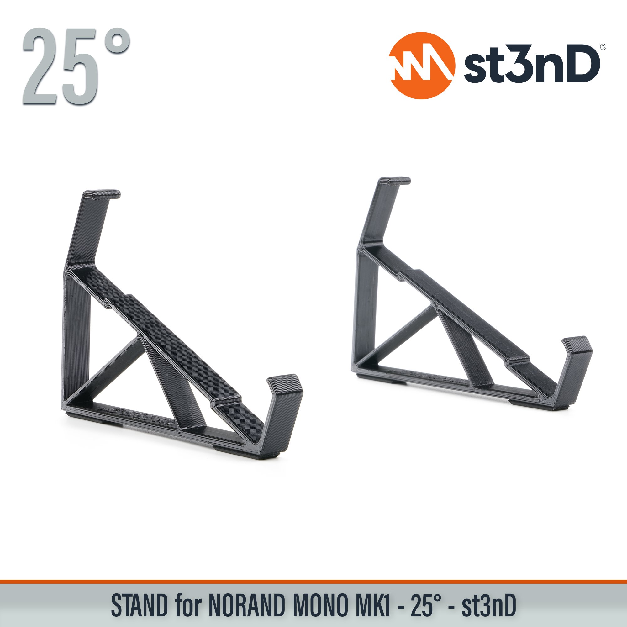 desktop stand desktop synth music production st3nD stand strong studio gear sturdy NORAND Mono Mk1 analog synth