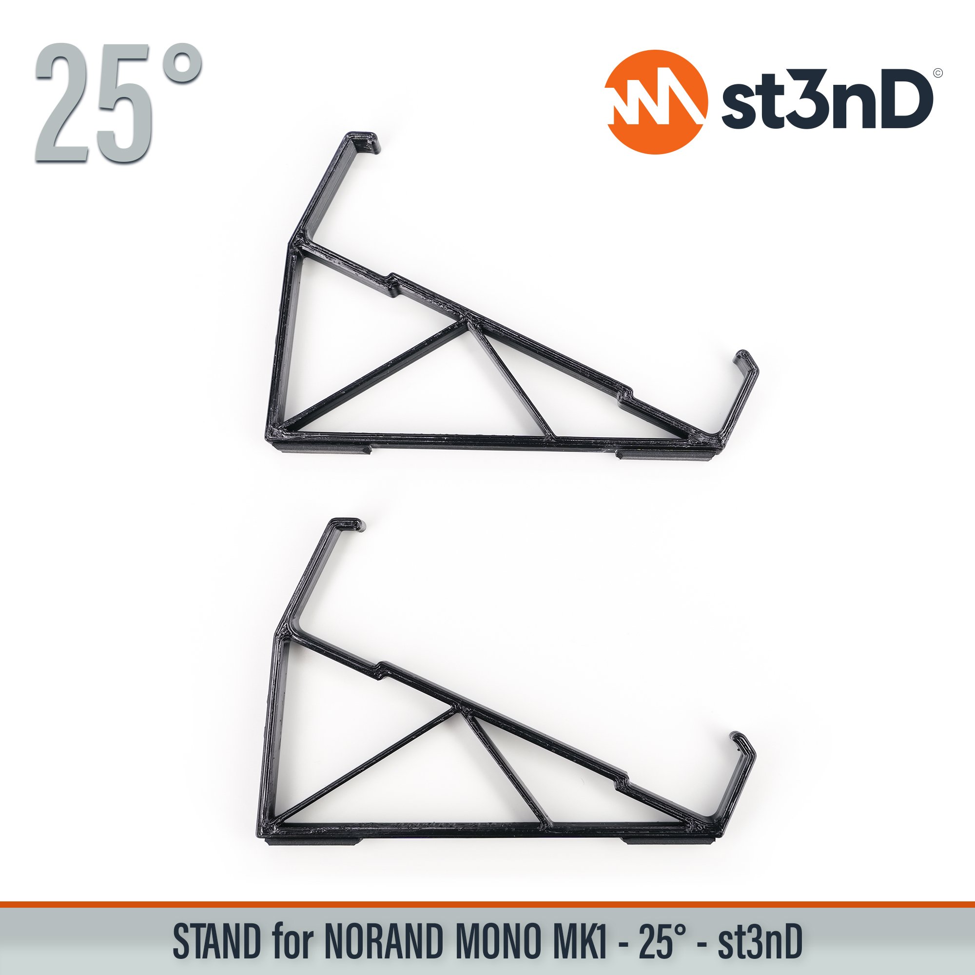 desktop stand desktop synth music production st3nD stand strong studio gear sturdy NORAND Mono Mk1 analog synth