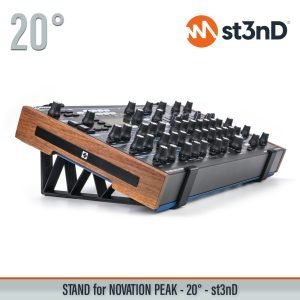 st3nD 3D printed stand for Novation Peak, 20 degree (desktop synth)