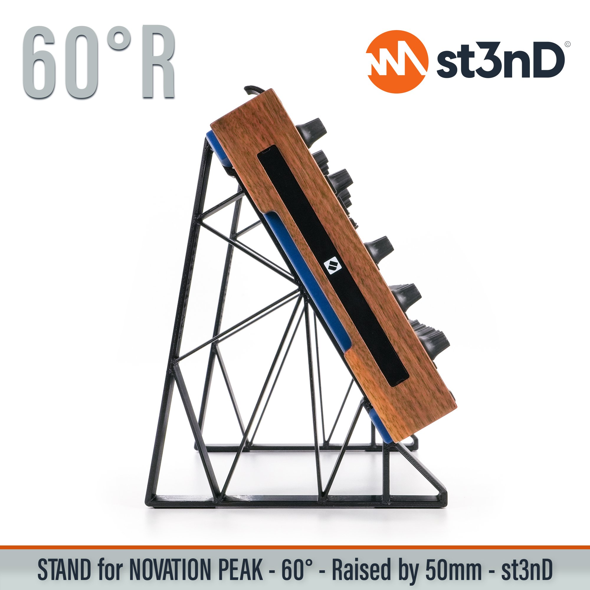 portable st3nD stable stand strong sturdy tilted digital synth Novation Novation Peak standalone synth desktop synth