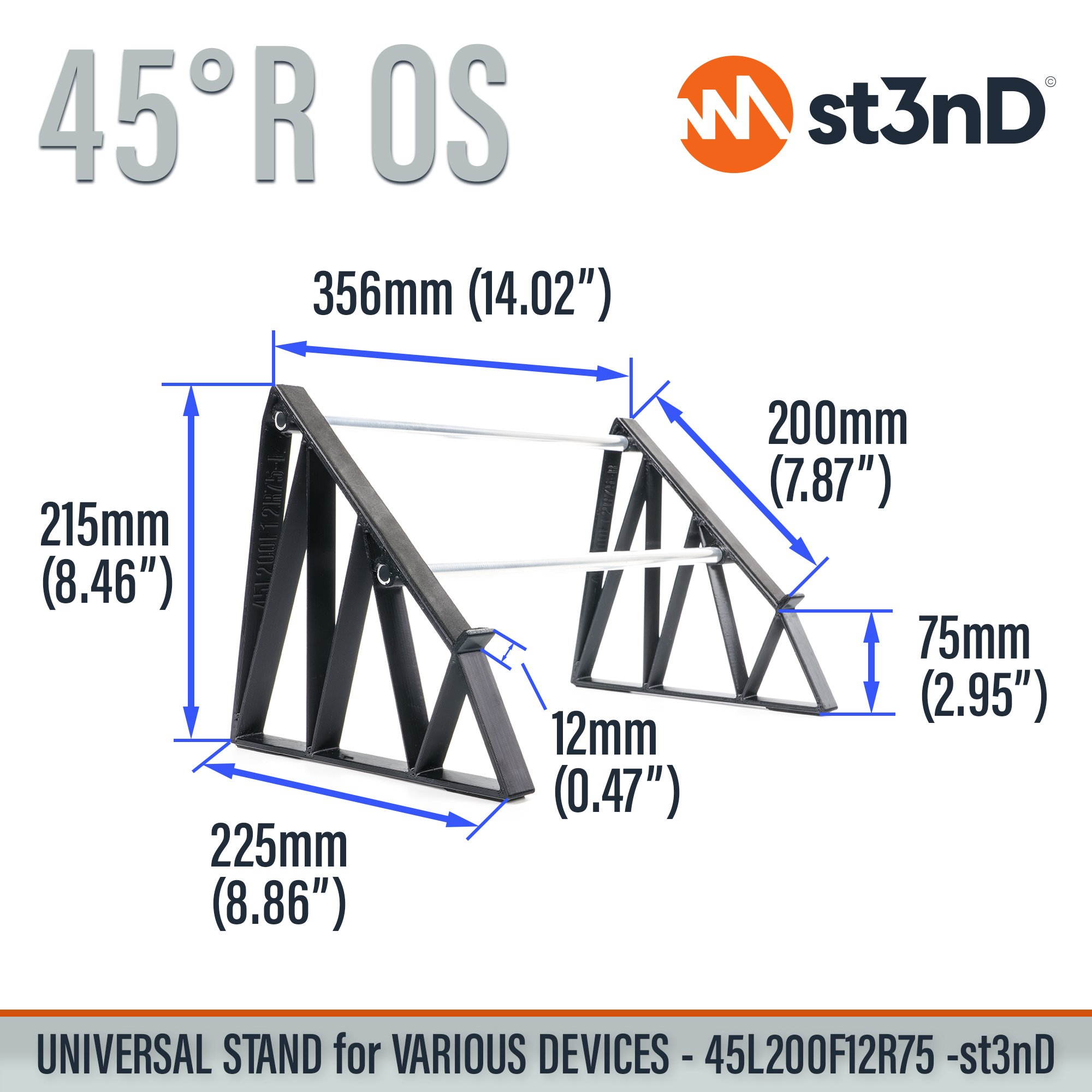 dj equipment dj hardware portable st3nD stable stand strong sturdy synth stand synthesizer stand tilted universal stand