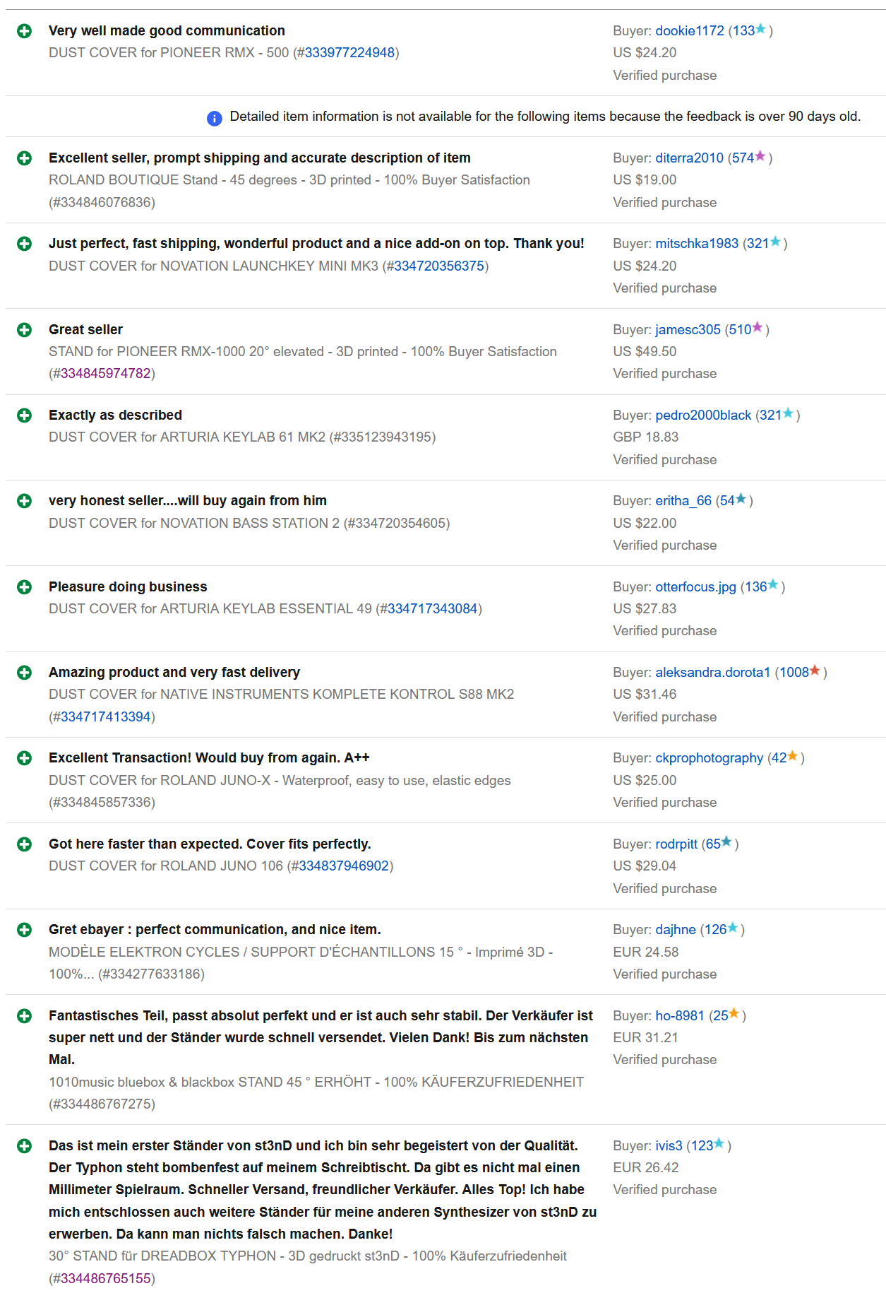 st3nd ebay shop feedback stands 5