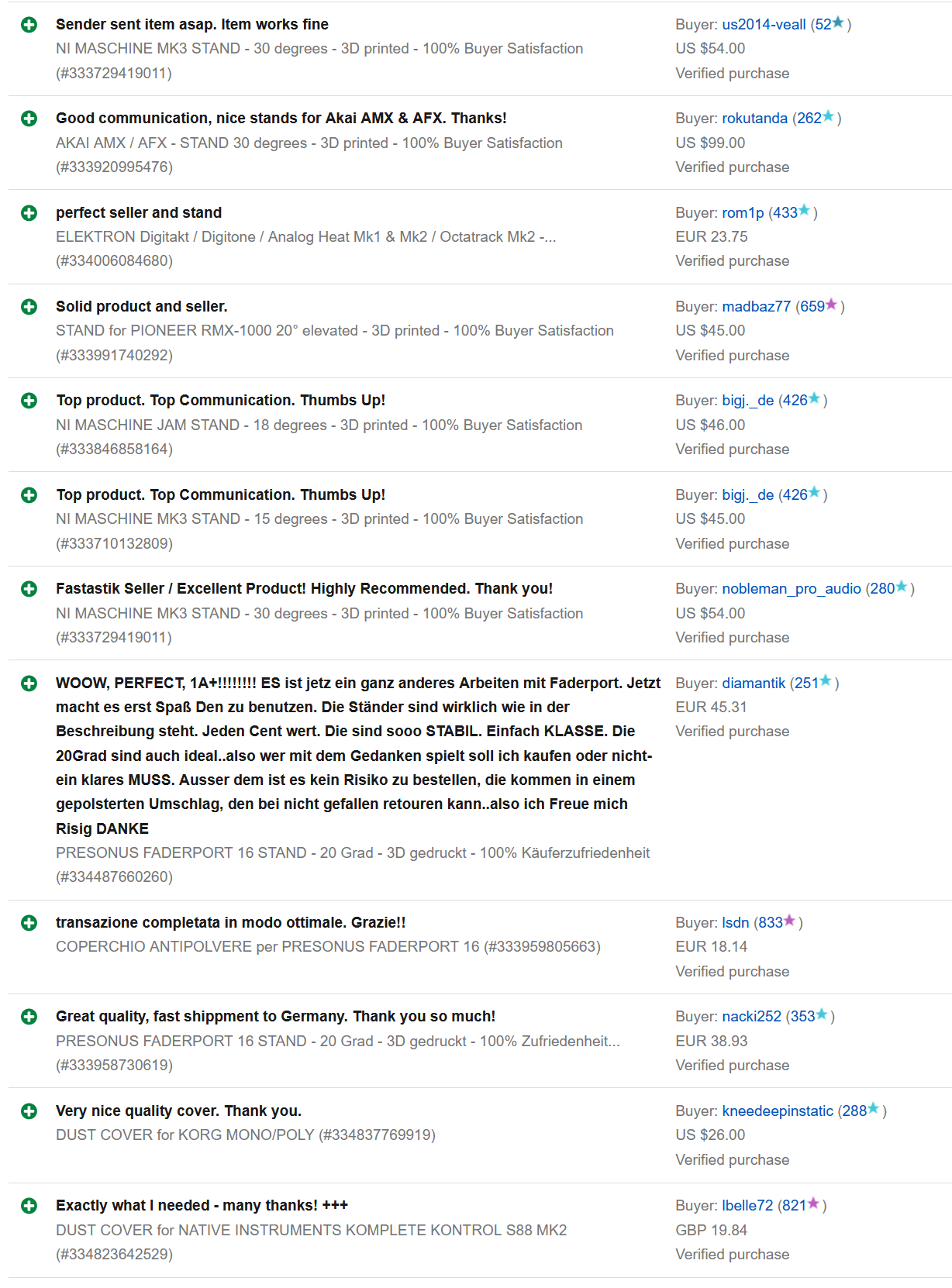 st3nd ebay shop feedback stands 50