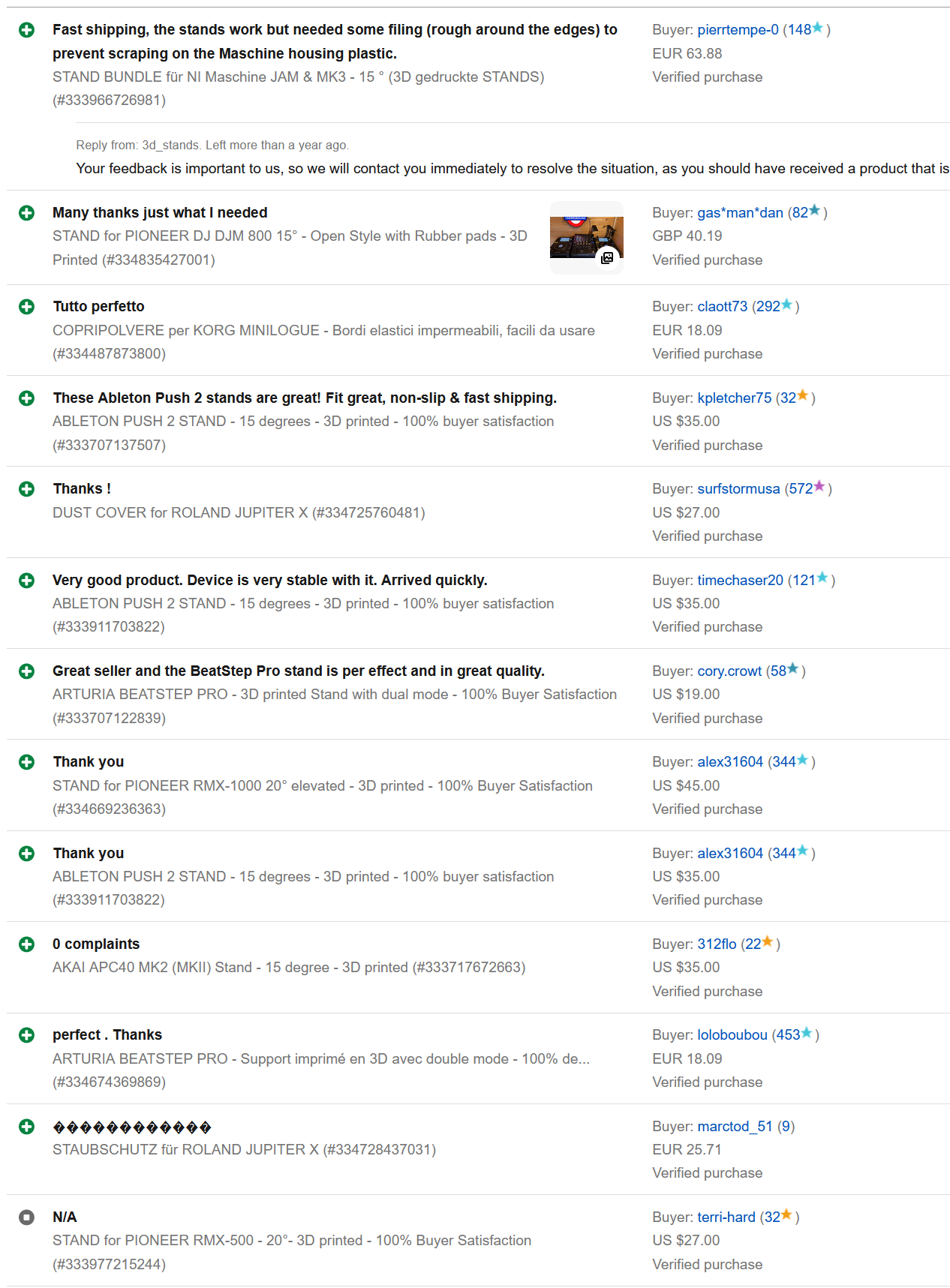 st3nd ebay shop feedback stands 60