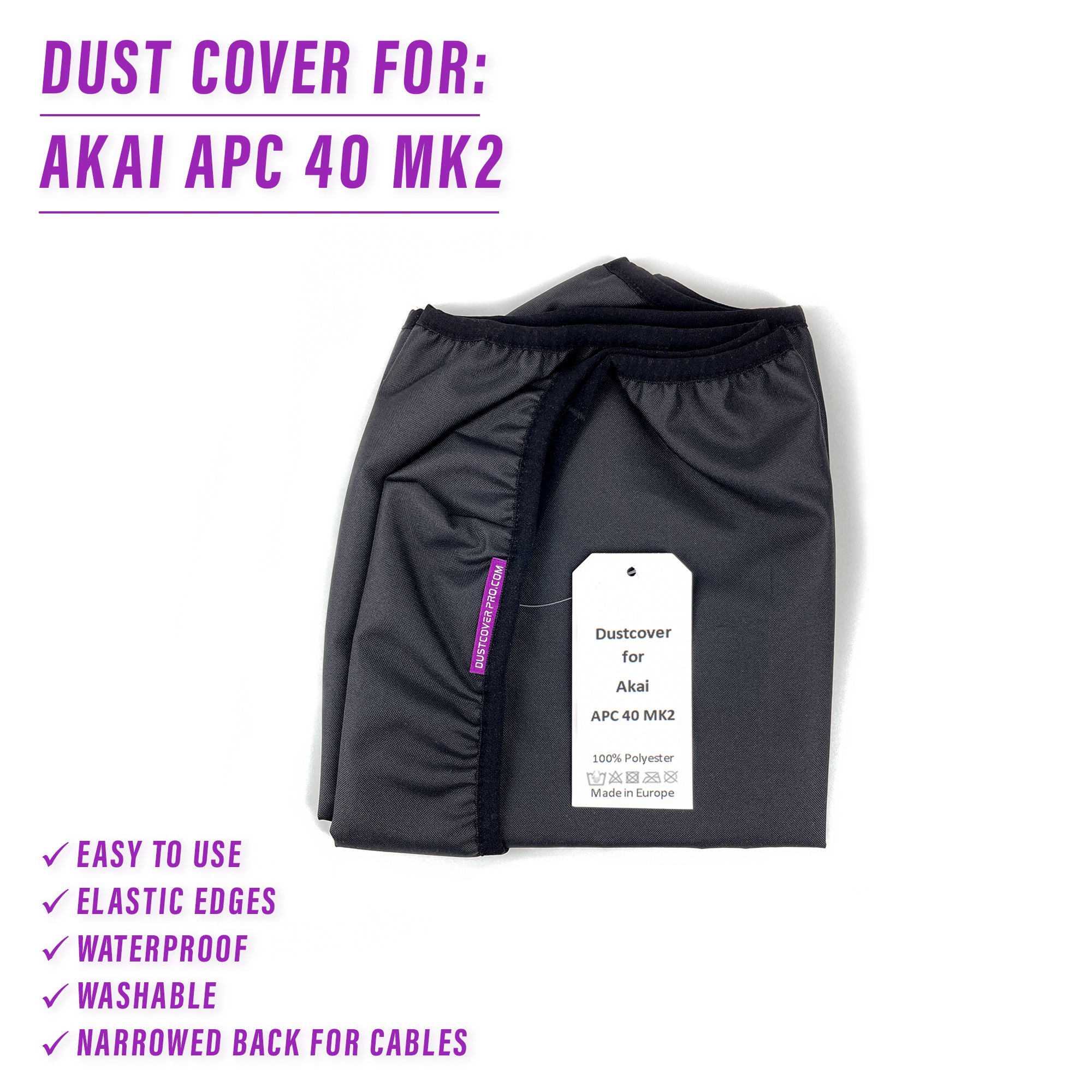akai decksaver dust cover dustcover dustcoverpro elastic synth synth protection water resistant waterproof akai apc40 apc 40 apc 40 mk2 akai apc40 mkII