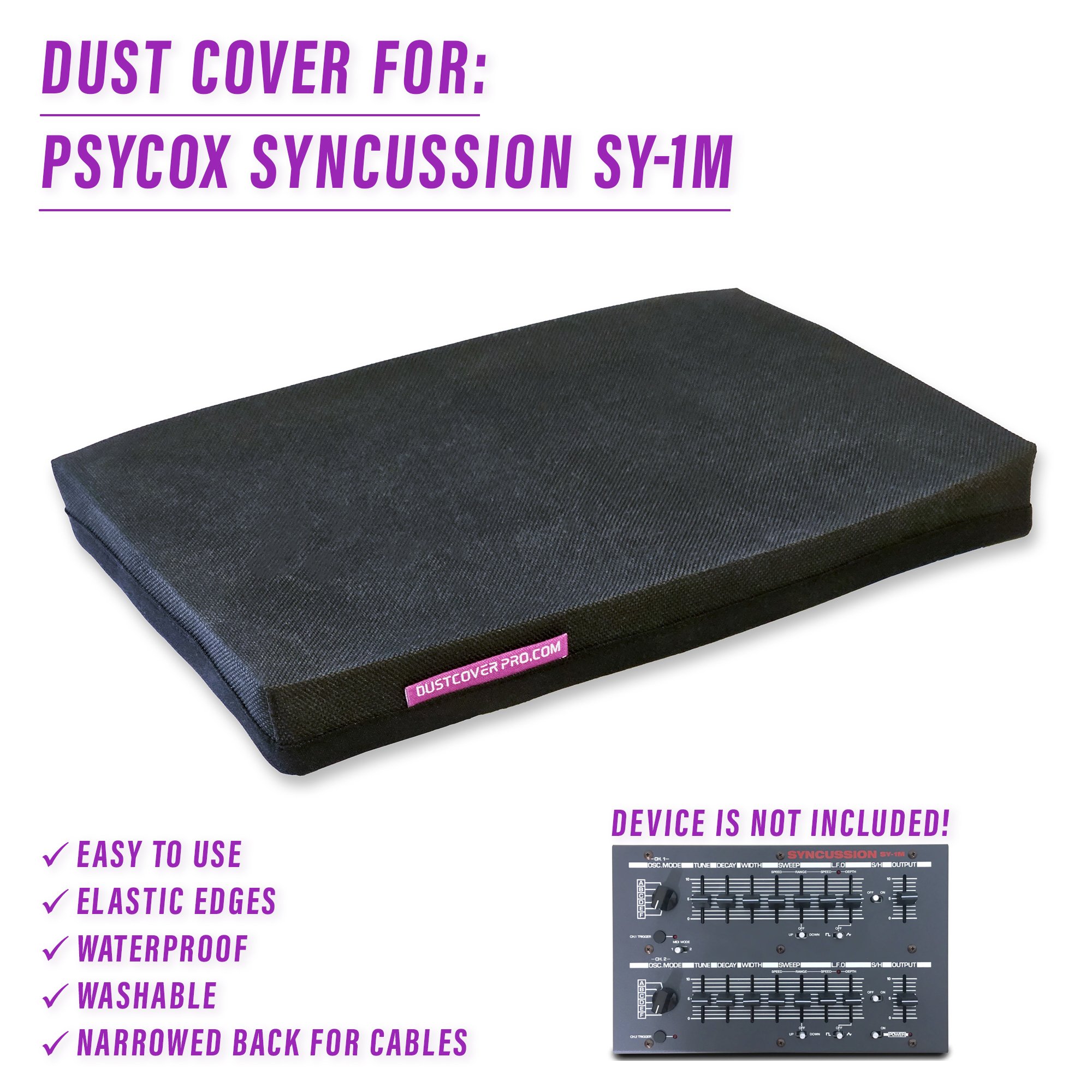 cover dustcover dustcoverpro portable PSYCOX SYNCUSSION SY-1M stable strong sturdy tilted