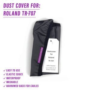 st3nD dust cover for Roland TR-707, alternate product photo (waterproof)