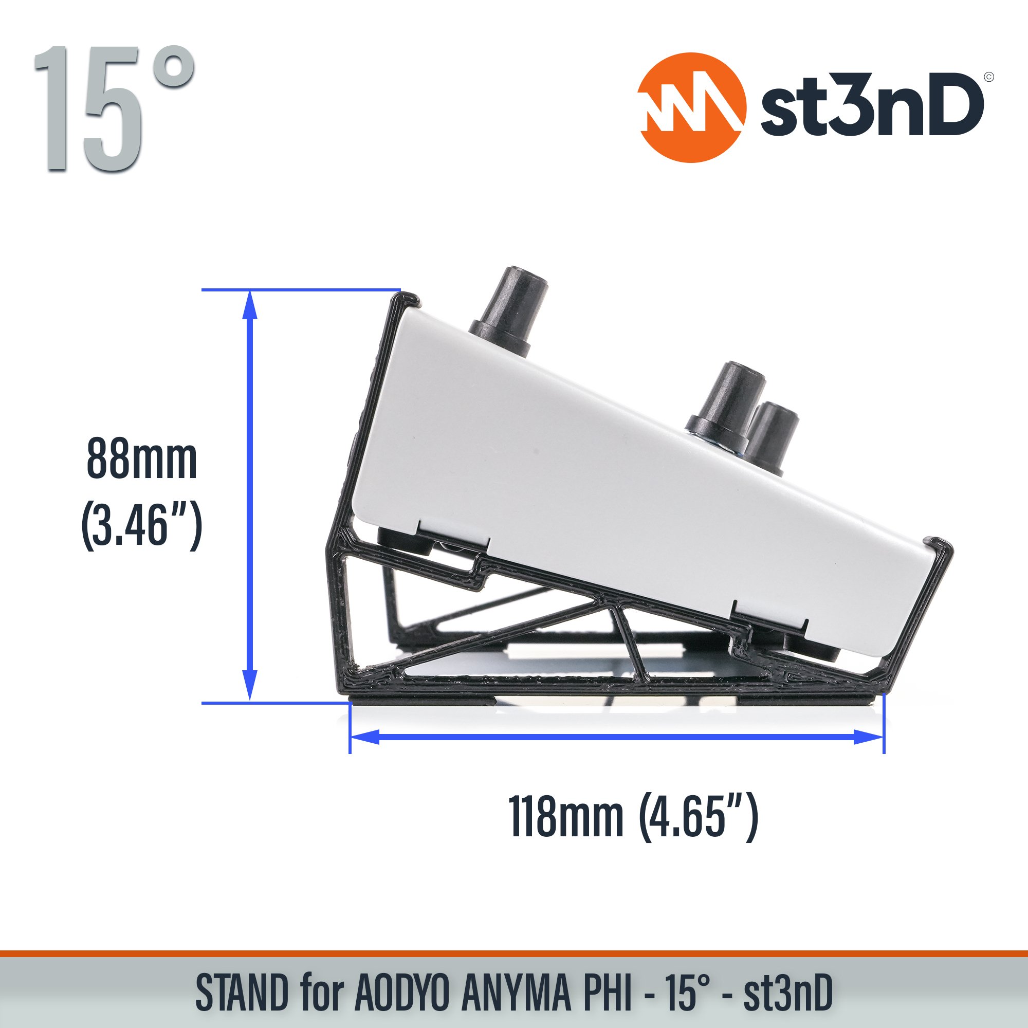 portable semi modular st3nD stable stand strong sturdy tilted STAND for AODYO ANYMA PHI Physical modelling synthesis AODYO INSTRUMENTS
