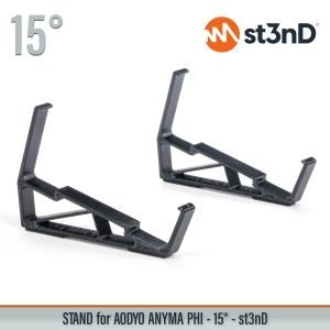 Close-up of the legs of the st3nD 3D printed stand for Aodyo Anyma Phi, 15 degree