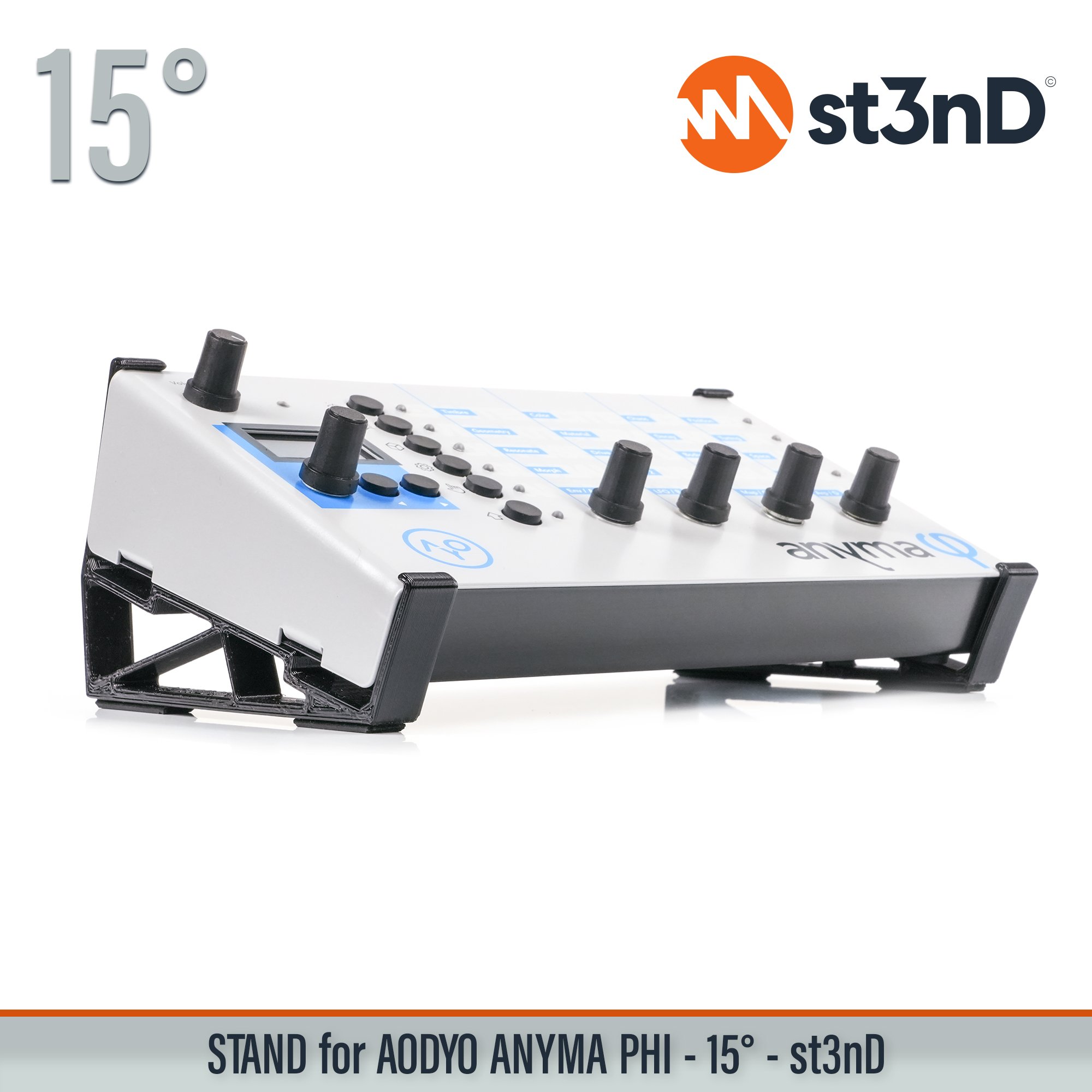 portable semi modular st3nD stable stand strong sturdy tilted STAND for AODYO ANYMA PHI Physical modelling synthesis AODYO INSTRUMENTS