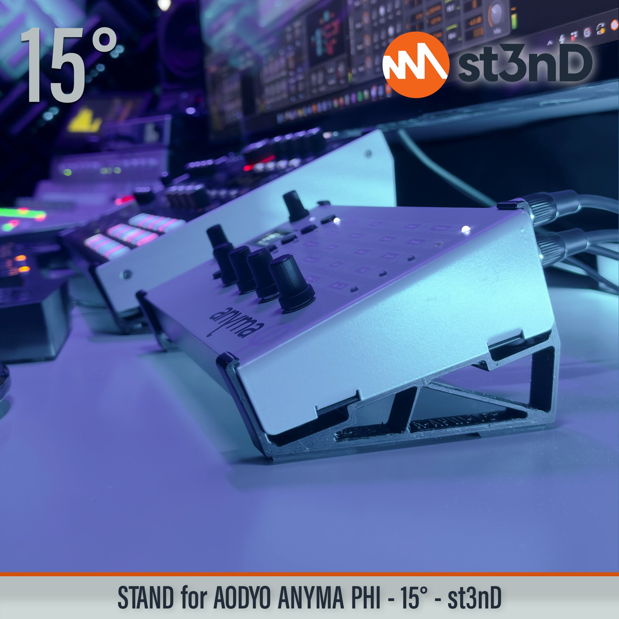 portable semi modular st3nD stable stand strong sturdy tilted STAND for AODYO ANYMA PHI Physical modelling synthesis AODYO INSTRUMENTS