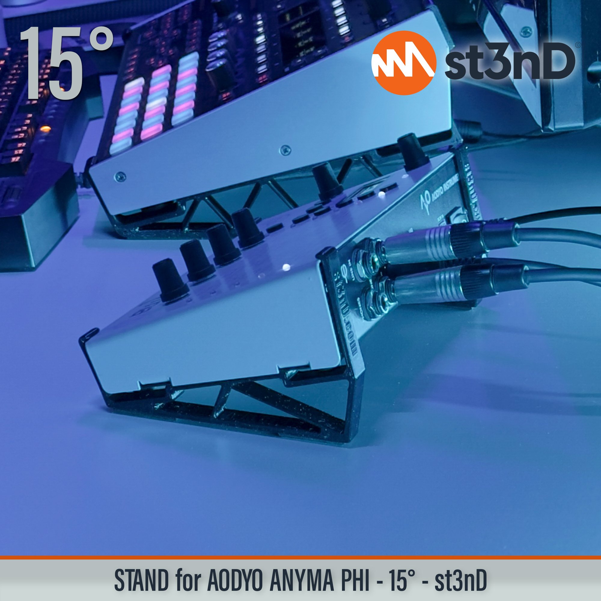 portable semi modular st3nD stable stand strong sturdy tilted STAND for AODYO ANYMA PHI Physical modelling synthesis AODYO INSTRUMENTS