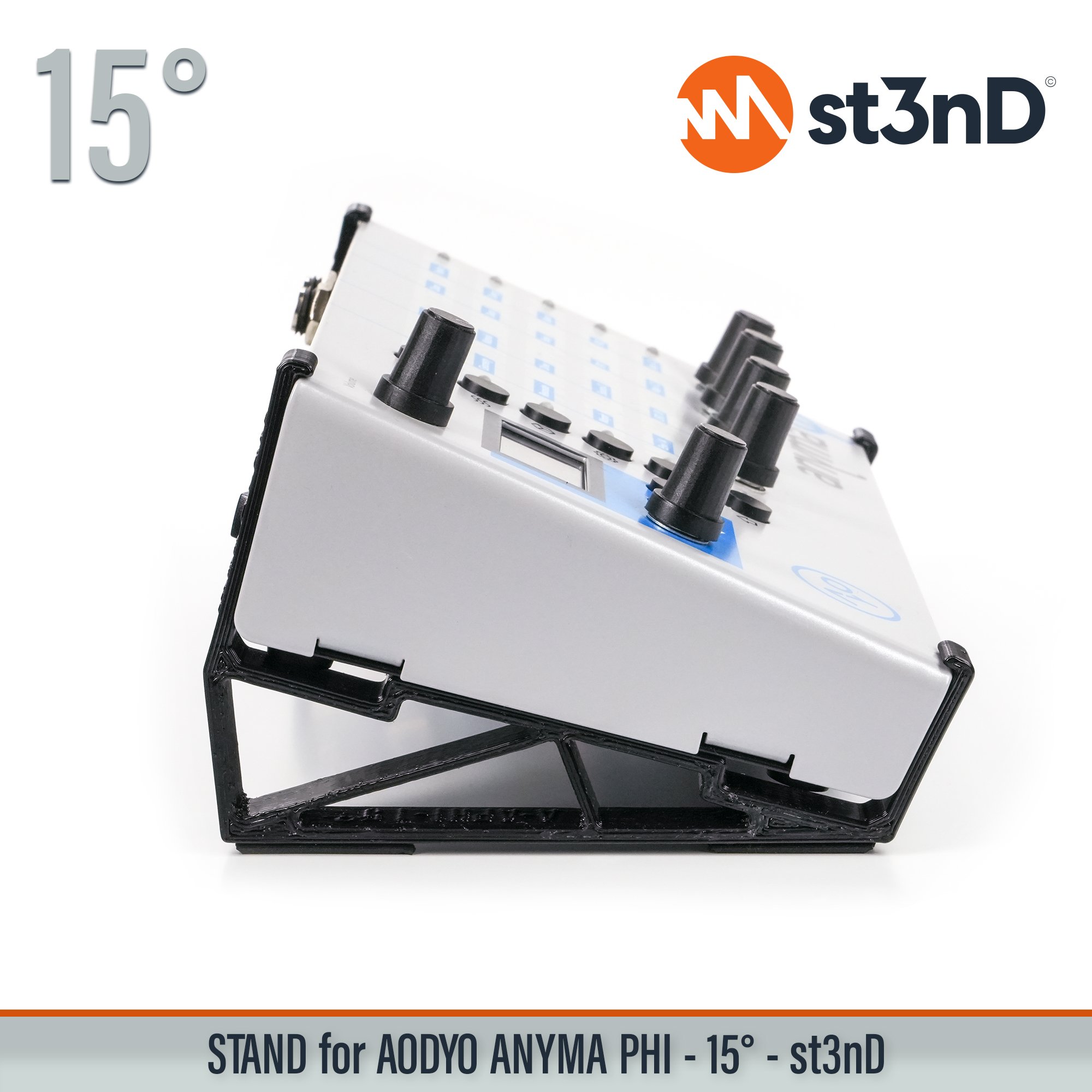 portable semi modular st3nD stable stand strong sturdy tilted STAND for AODYO ANYMA PHI Physical modelling synthesis AODYO INSTRUMENTS