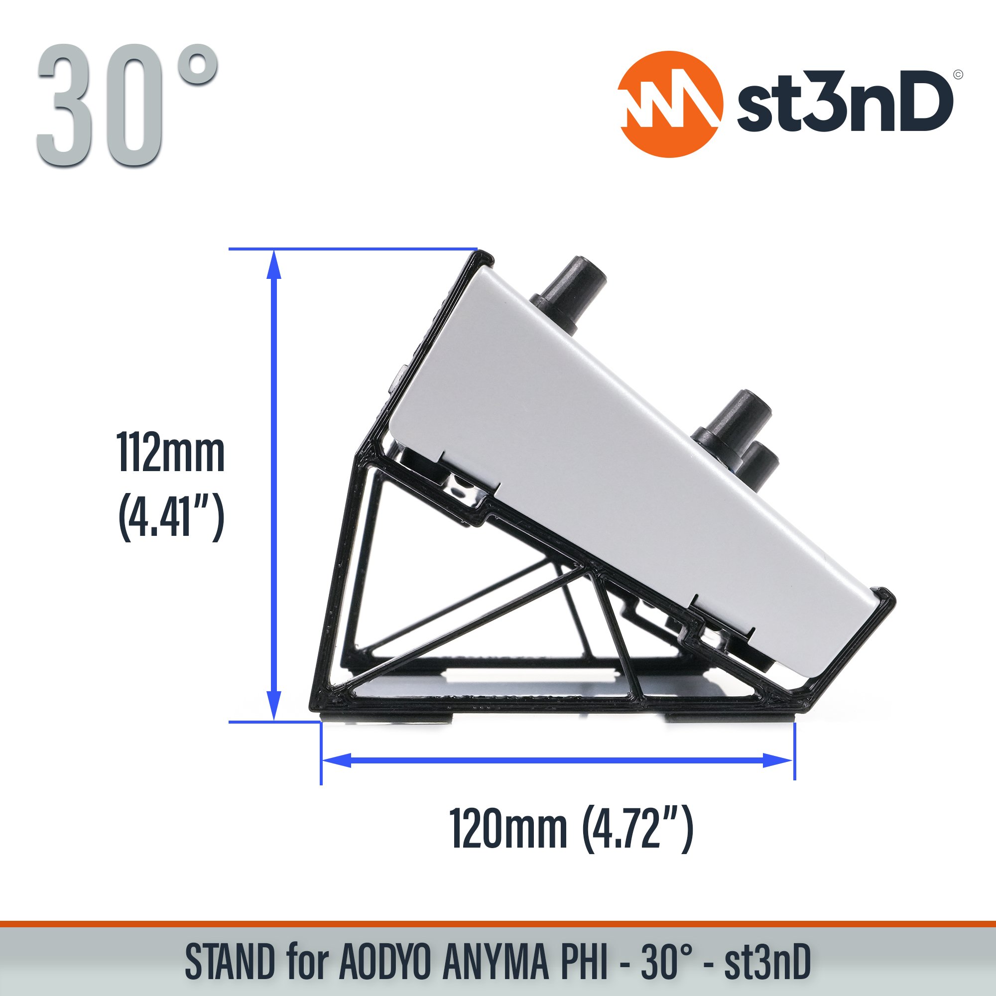 AODYO INSTRUMENTS Physical modelling synthesis portable semi modular st3nD stable stand STAND for AODYO ANYMA PHI strong sturdy tilted