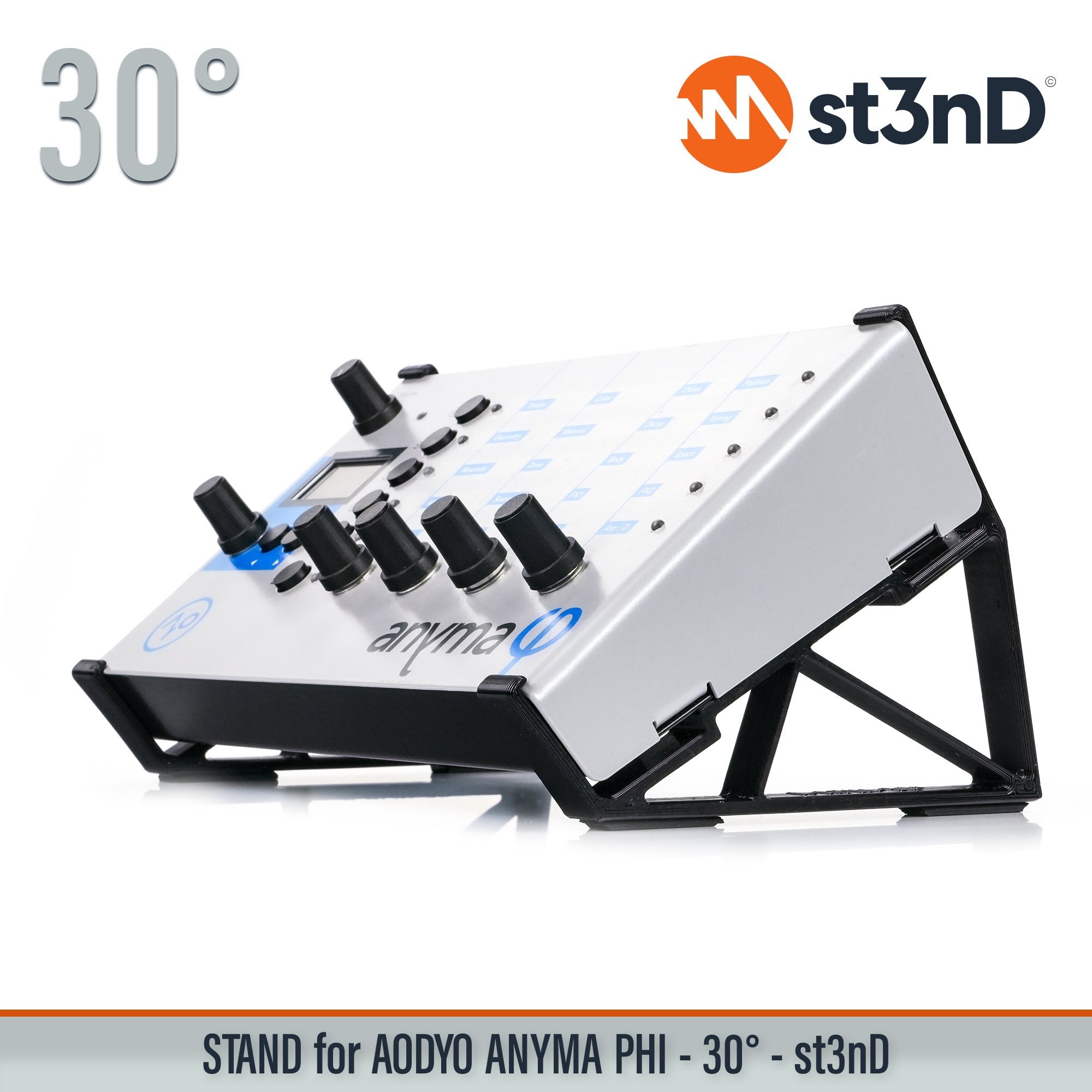 AODYO INSTRUMENTS Physical modelling synthesis portable semi modular st3nD stable stand STAND for AODYO ANYMA PHI strong sturdy tilted