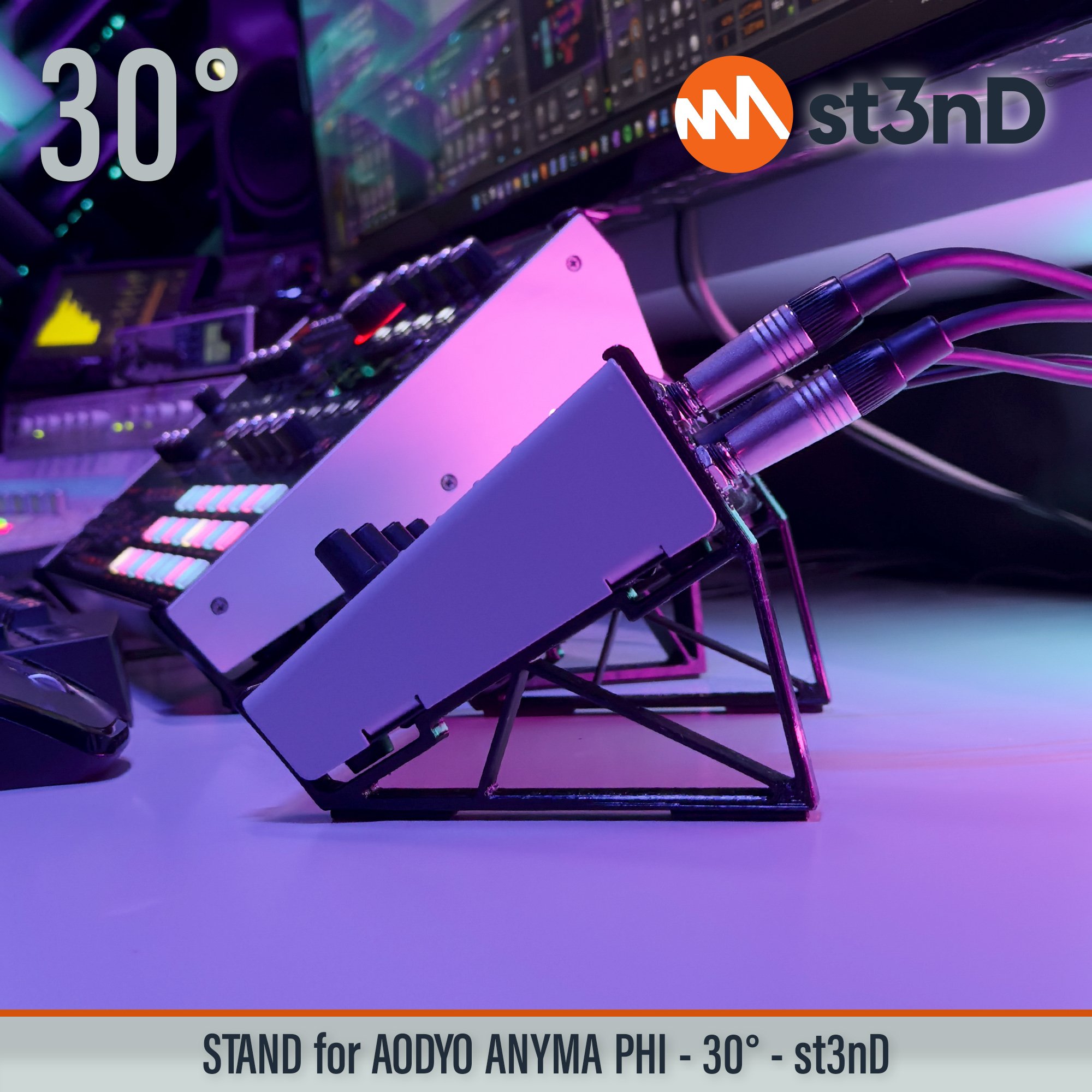 AODYO INSTRUMENTS Physical modelling synthesis portable semi modular st3nD stable stand STAND for AODYO ANYMA PHI strong sturdy tilted