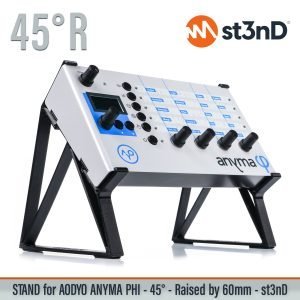 st3nD 3D printed stand for Aodyo Anyma Phi, 45 degree, raised by 60 mm (semi modular)