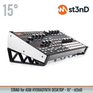 st3nD 3D printed stand for ASM Hydrasynth Desktop, 15 degree (semi modular)