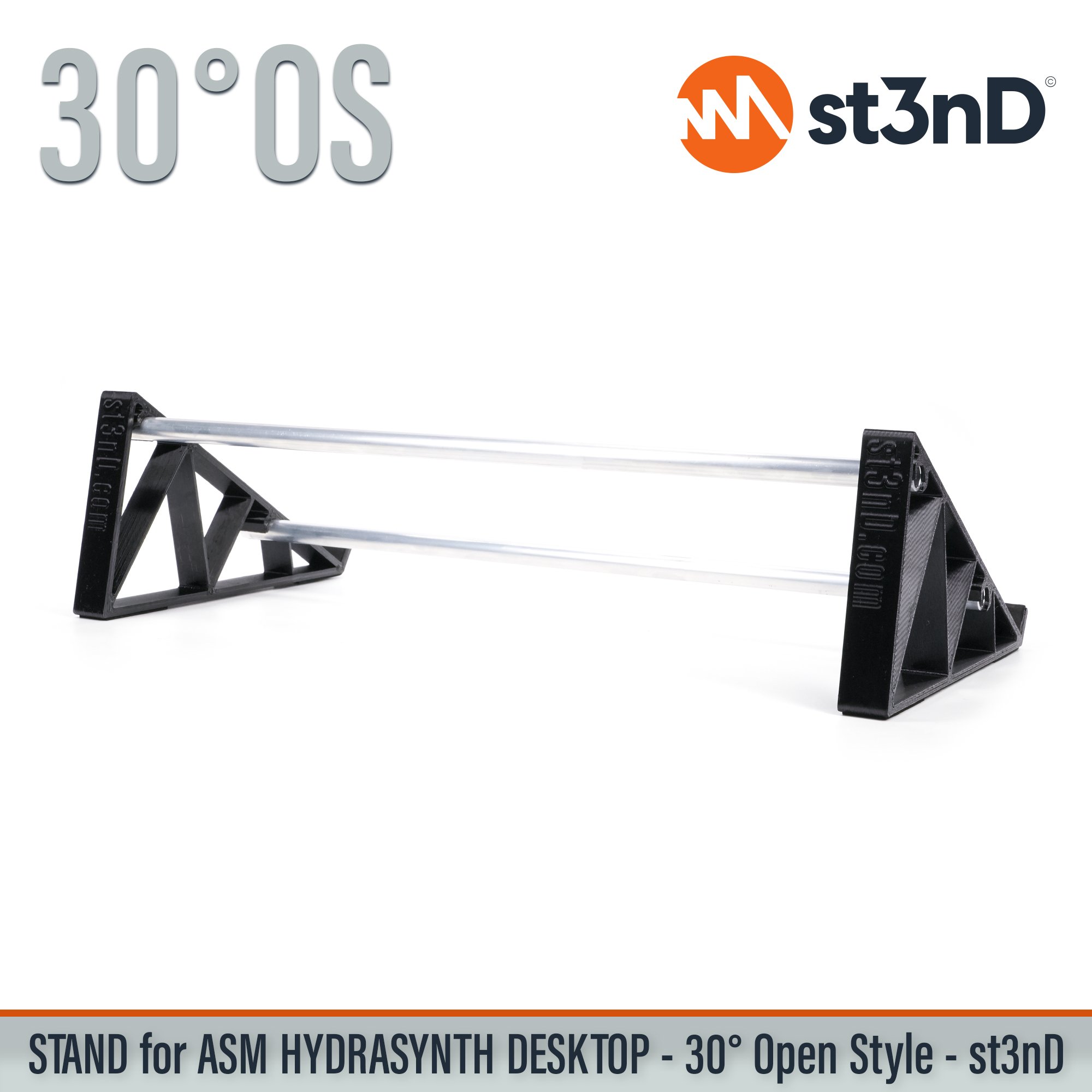 ASM HYDRASYNTH DESKTOP digital synth portable semi modular st3nD stable stand strong sturdy tilted