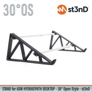 st3nD 3D printed stand for ASM Hydrasynth Desktop, 30 degree, open style (semi modular)